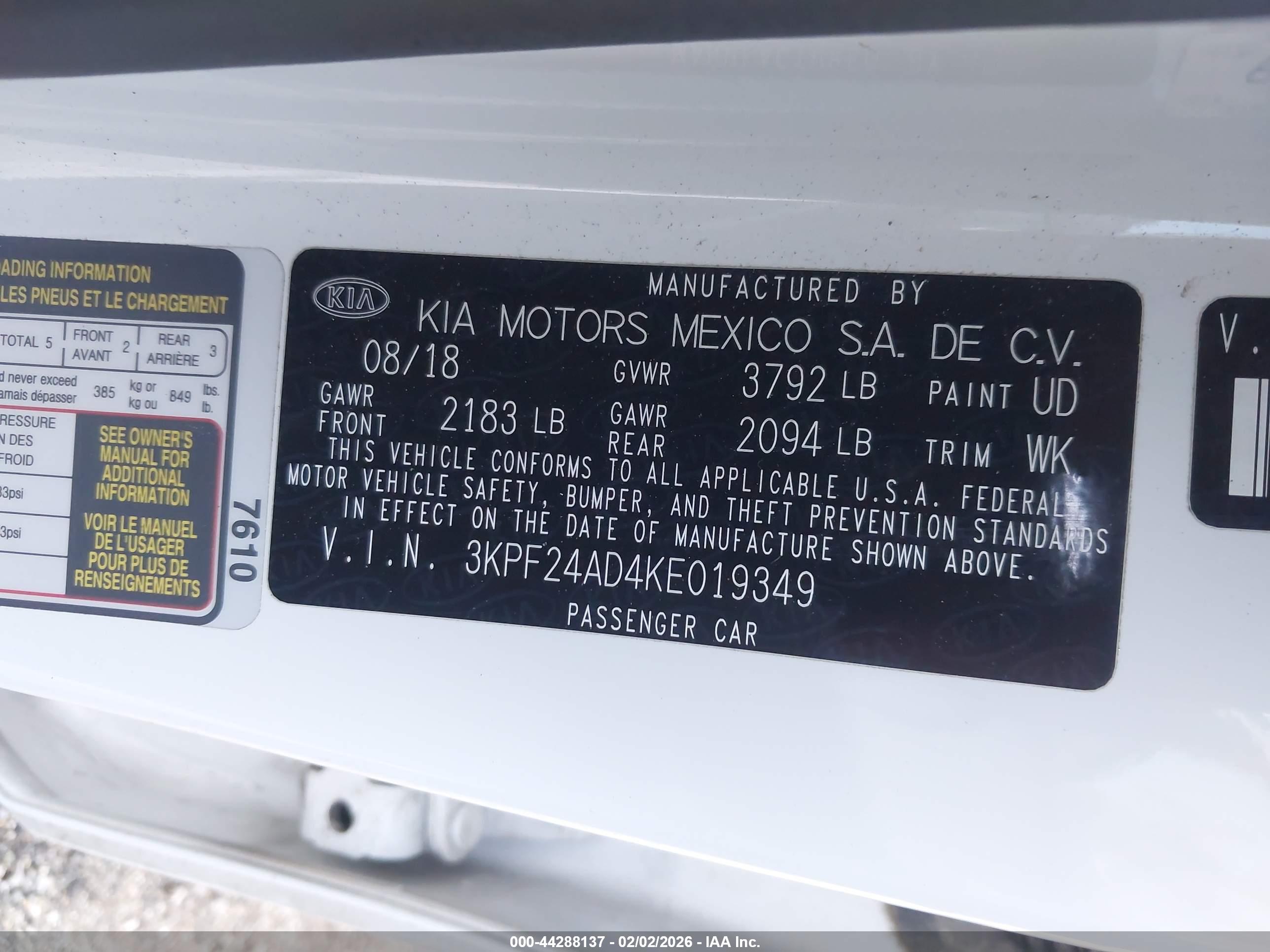 KIA FORTE image 9