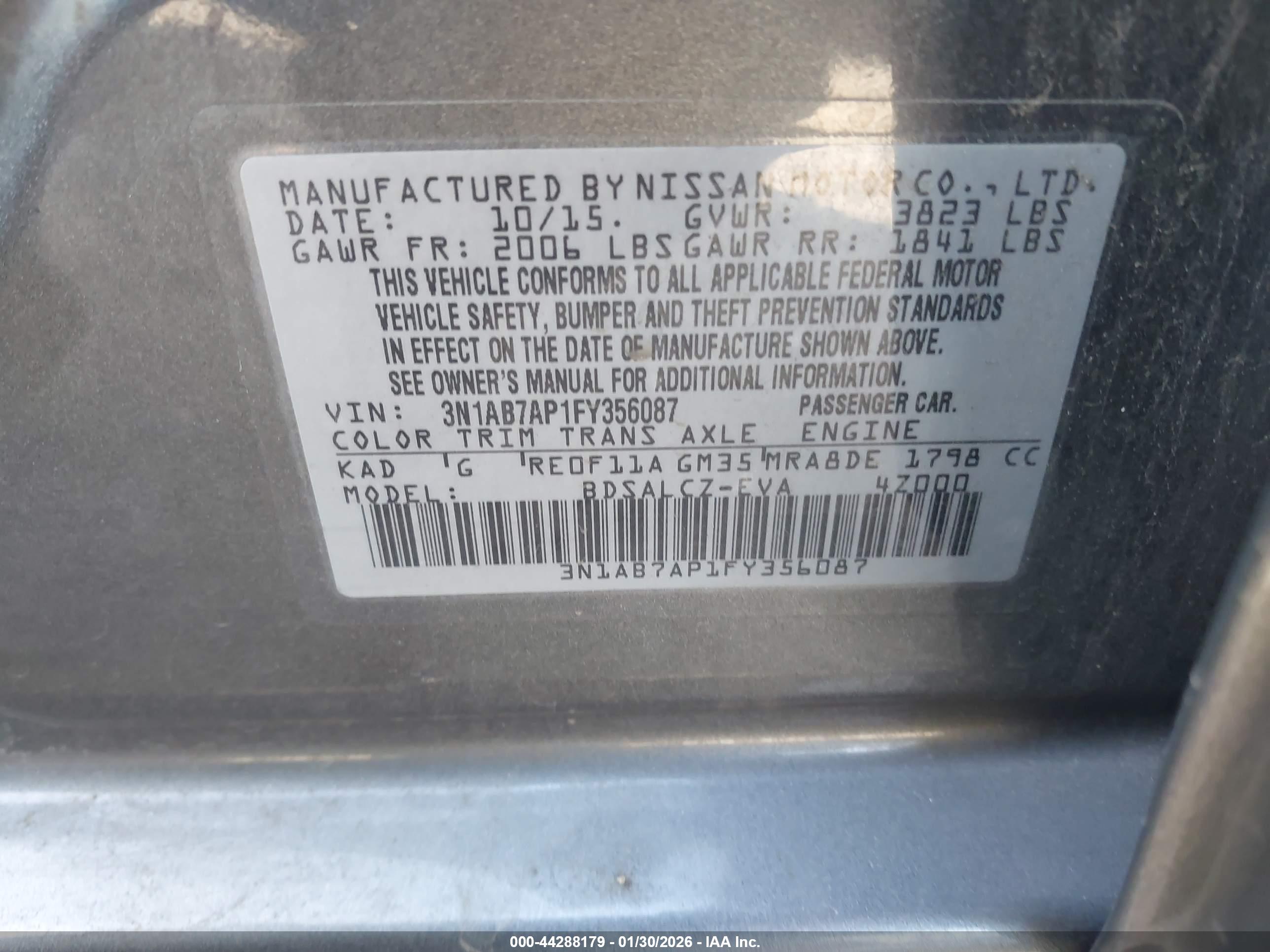NISSAN SENTRA image 9