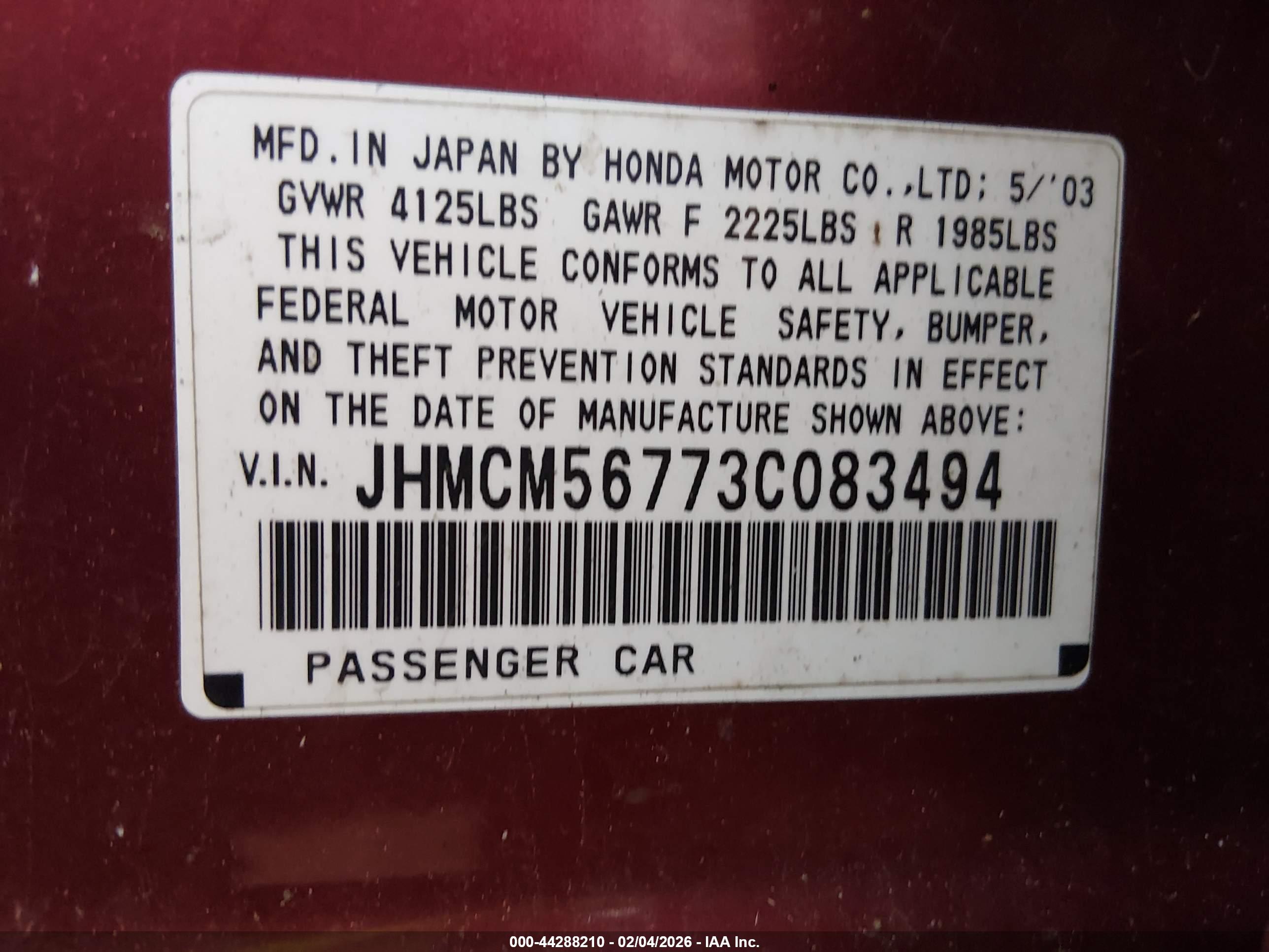 HONDA ACCORD image 9