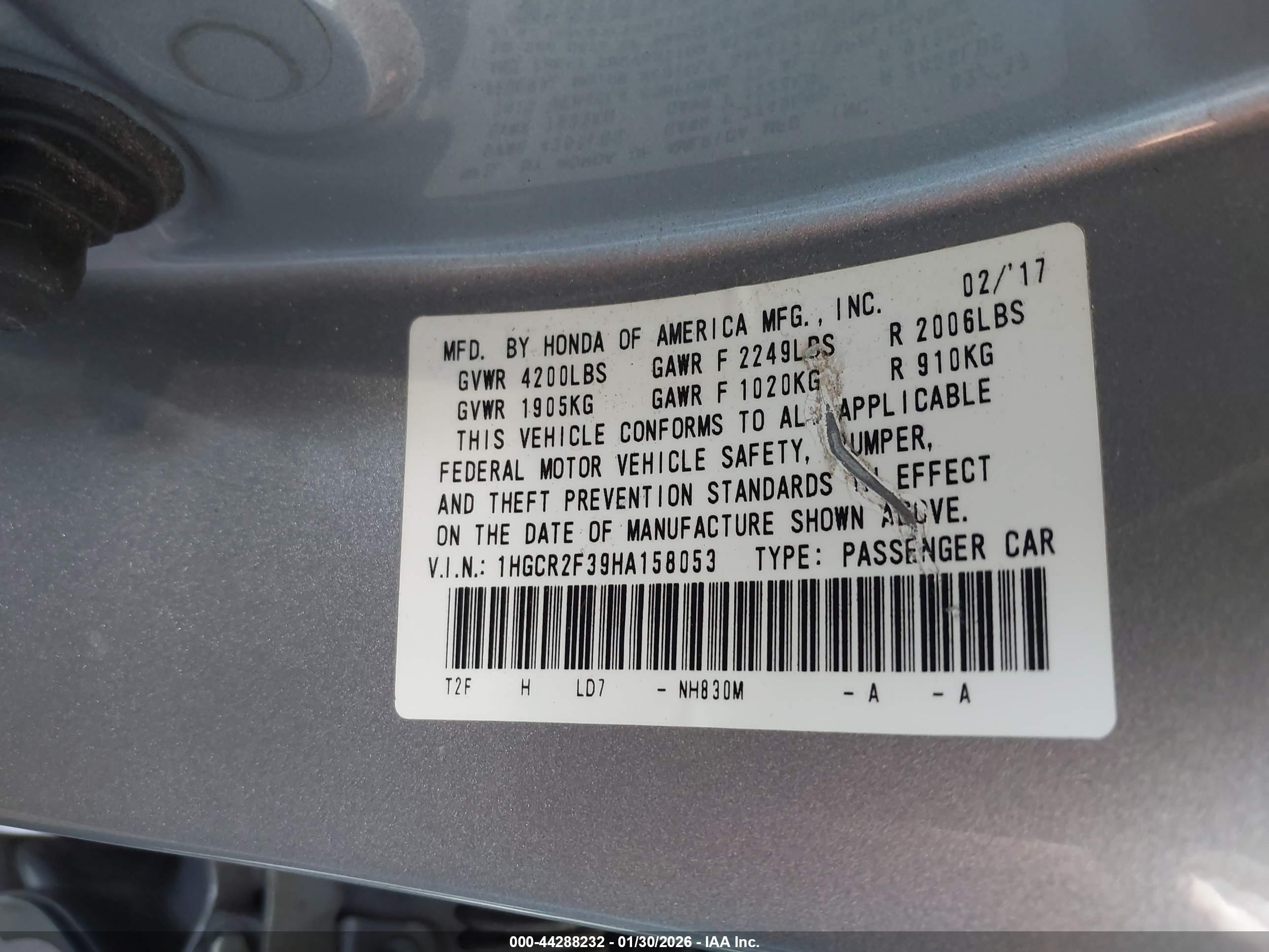HONDA ACCORD image 9