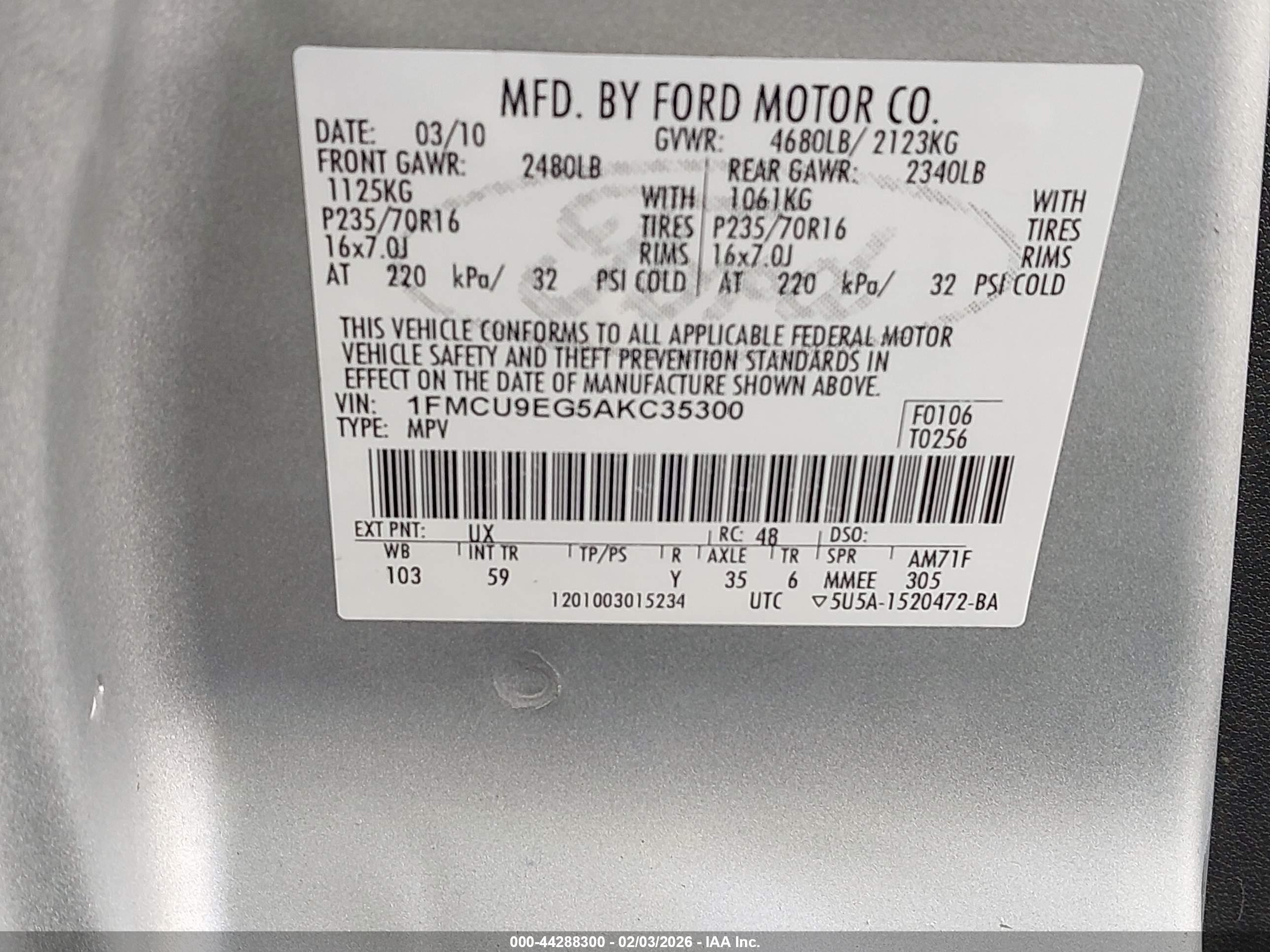 FORD ESCAPE image 9