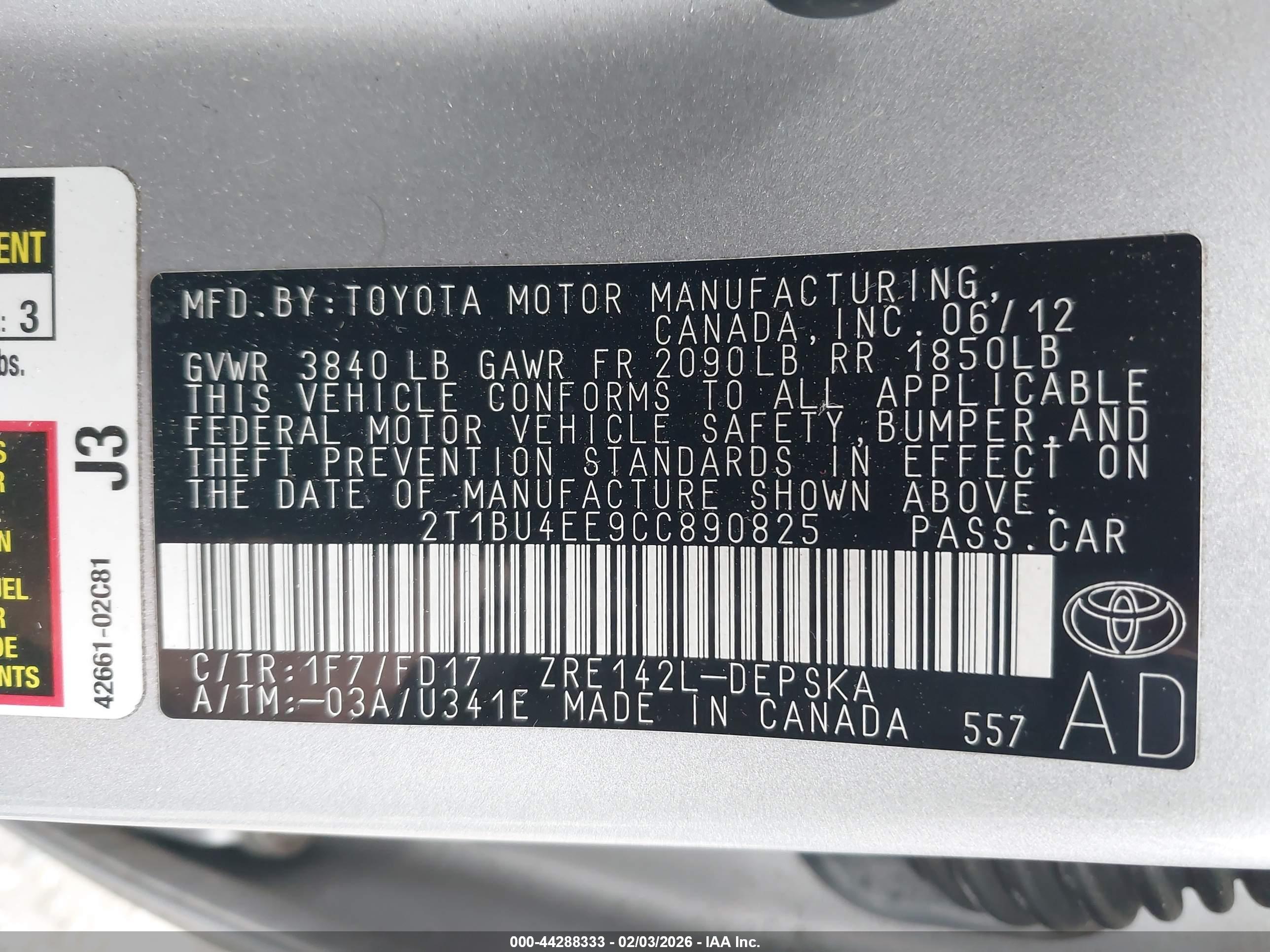 TOYOTA COROLLA image 9