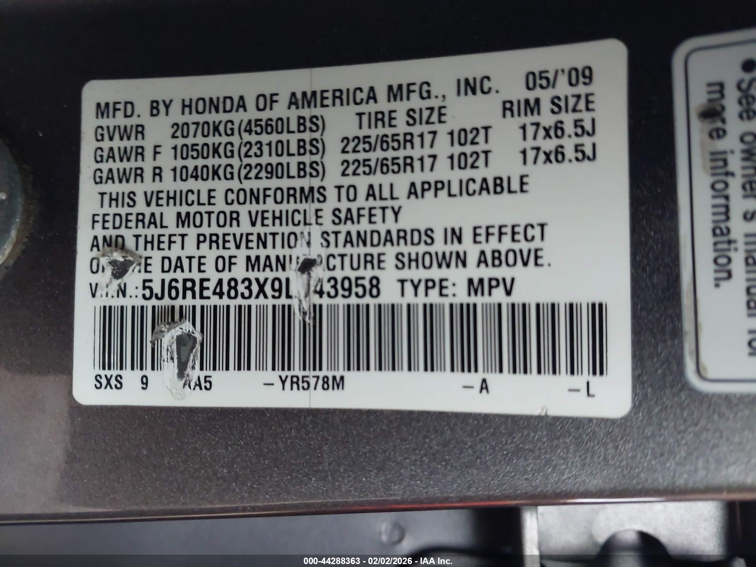 HONDA CR-V image 9