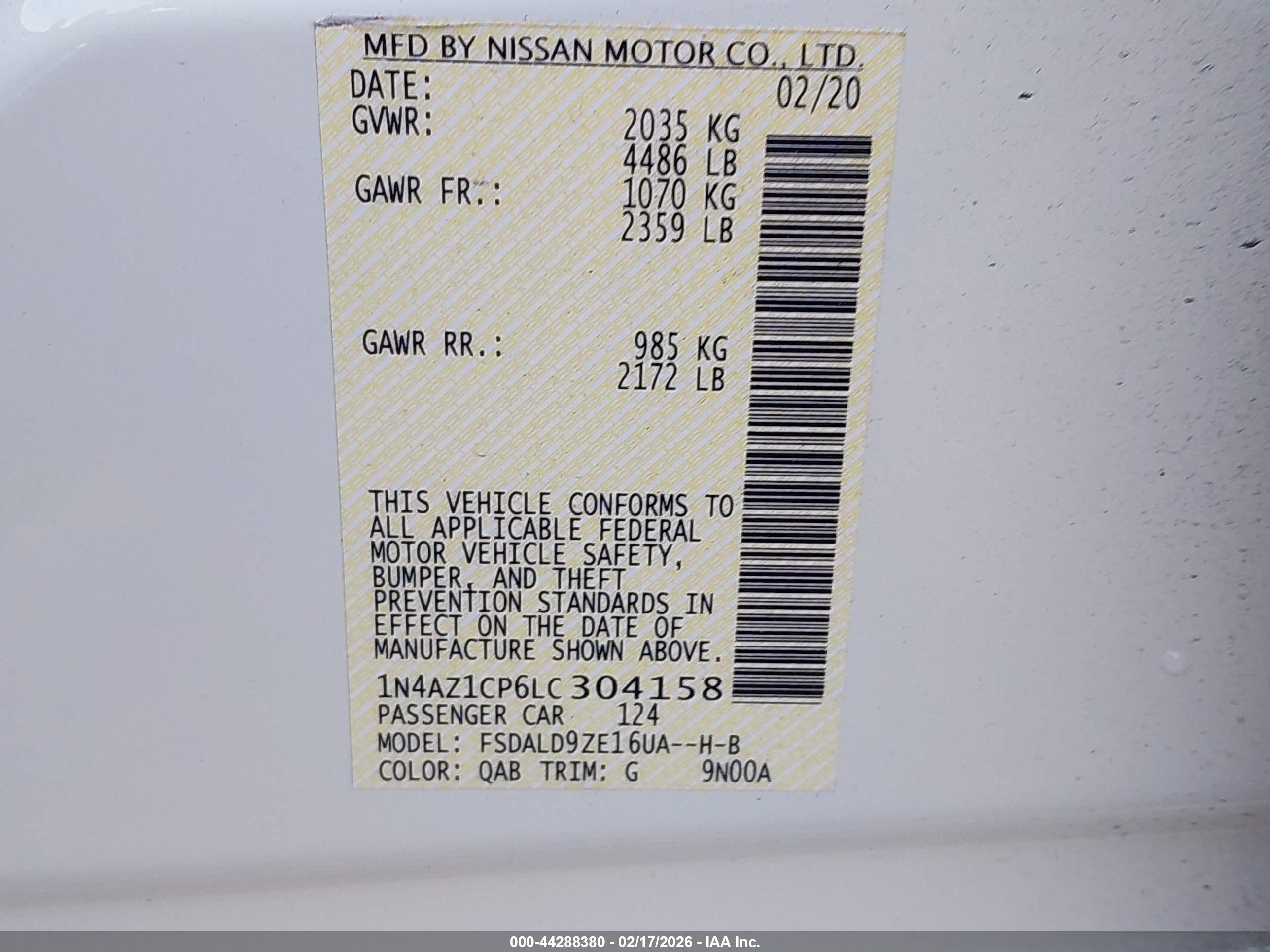 NISSAN LEAF image 9