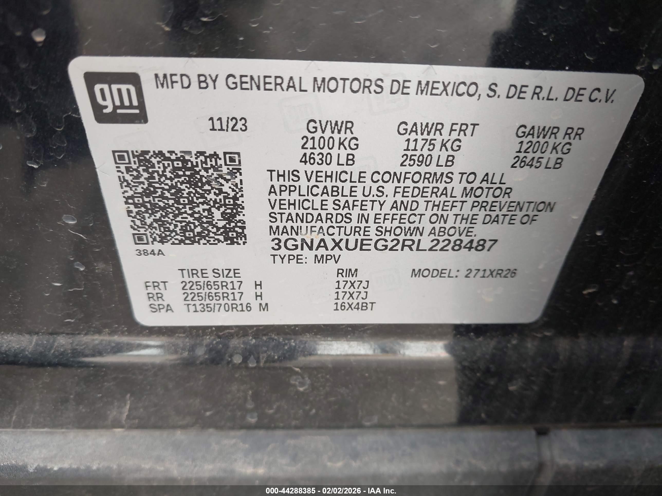 CHEVROLET EQUINOX image 9