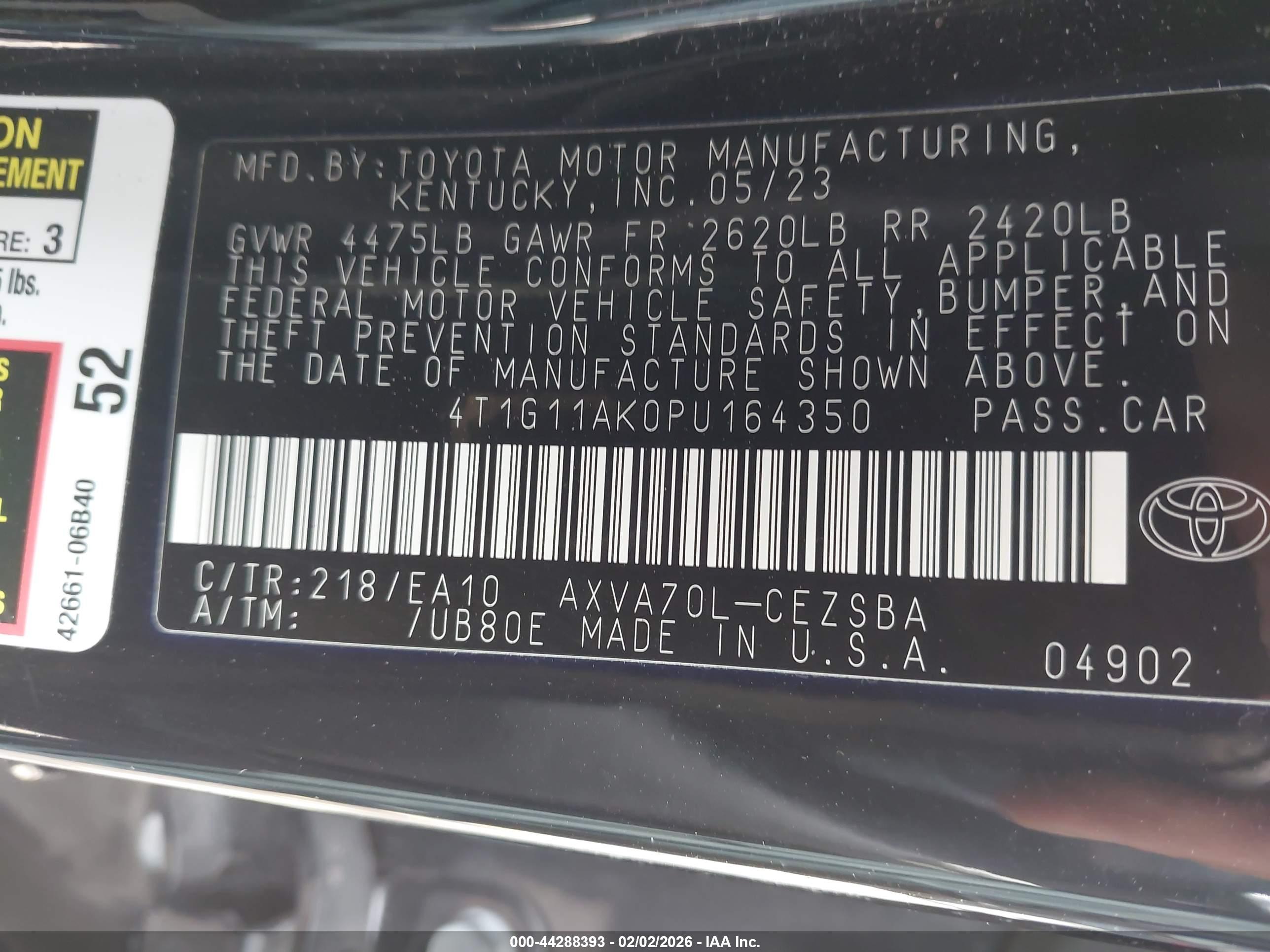 TOYOTA CAMRY image 9