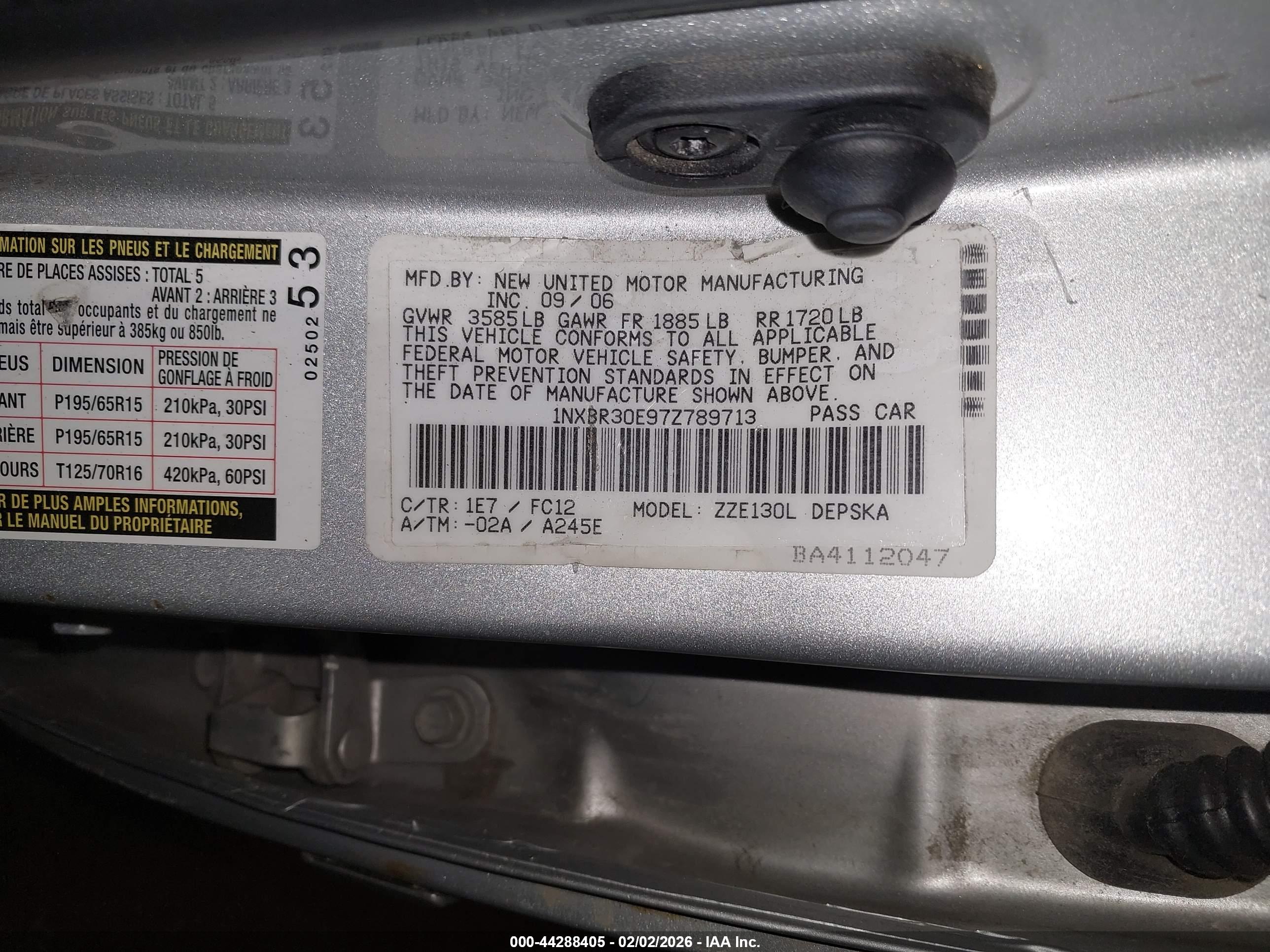 TOYOTA COROLLA image 9