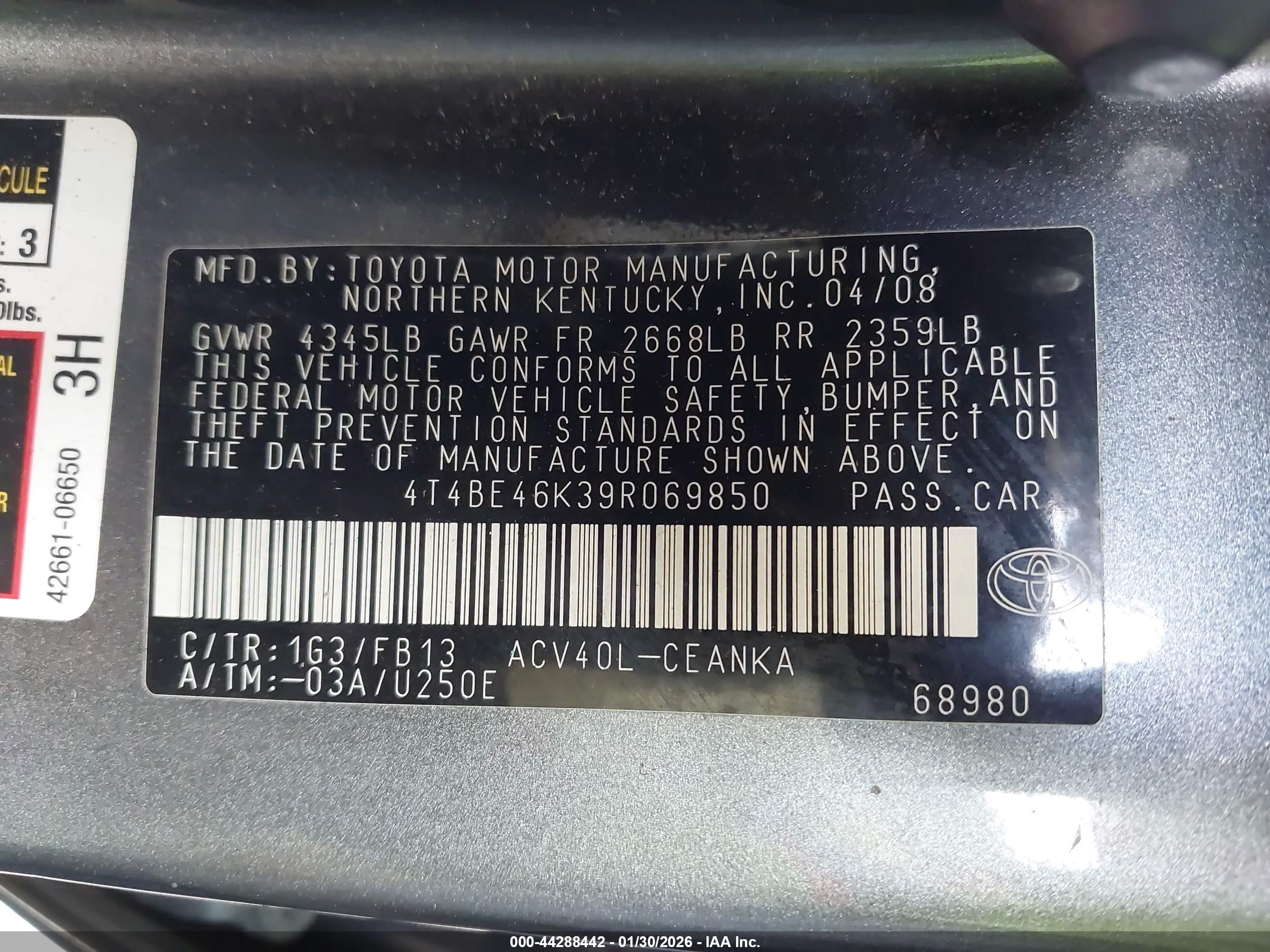TOYOTA CAMRY image 9