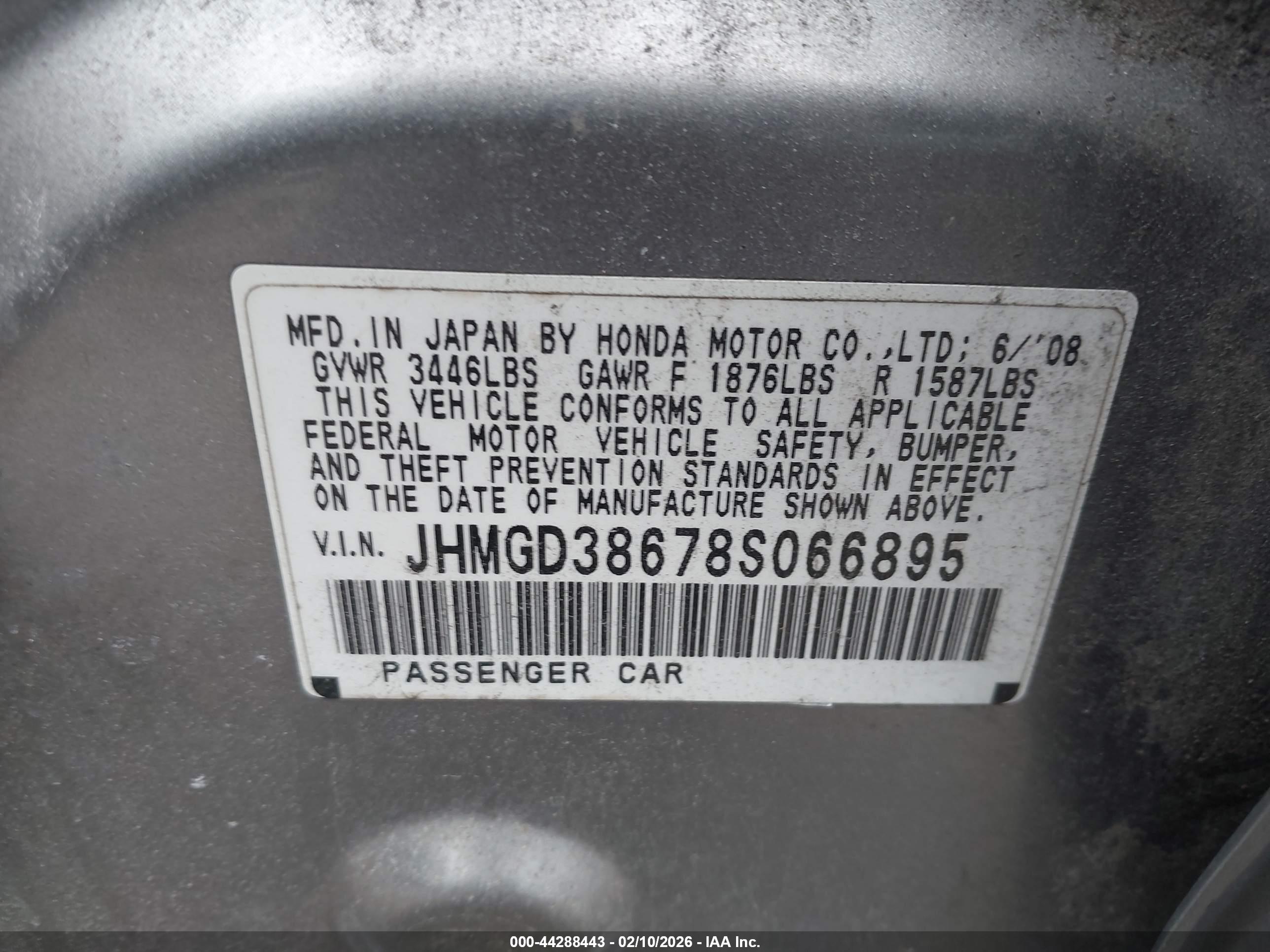 HONDA FIT image 9