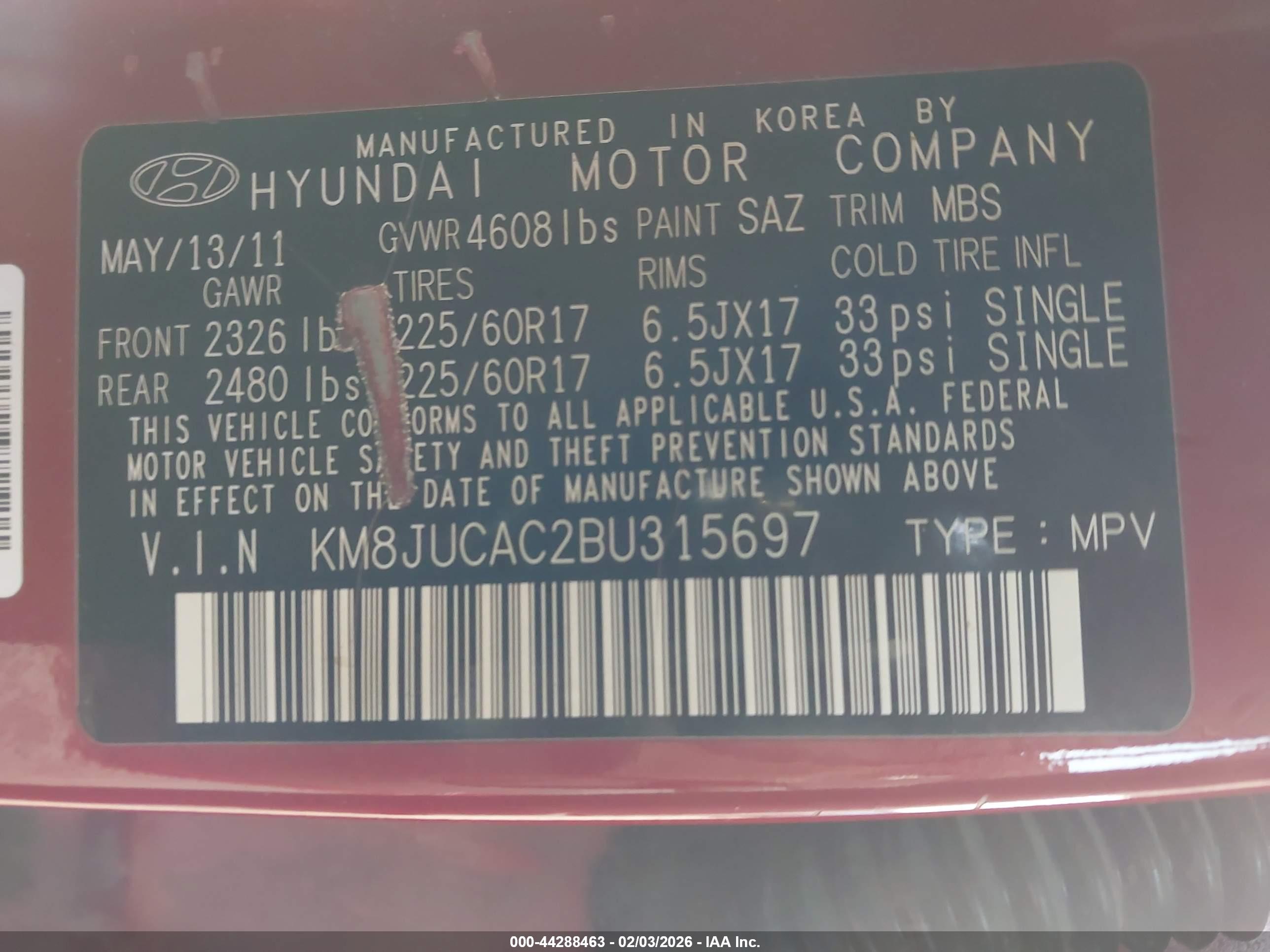 HYUNDAI TUCSON image 9