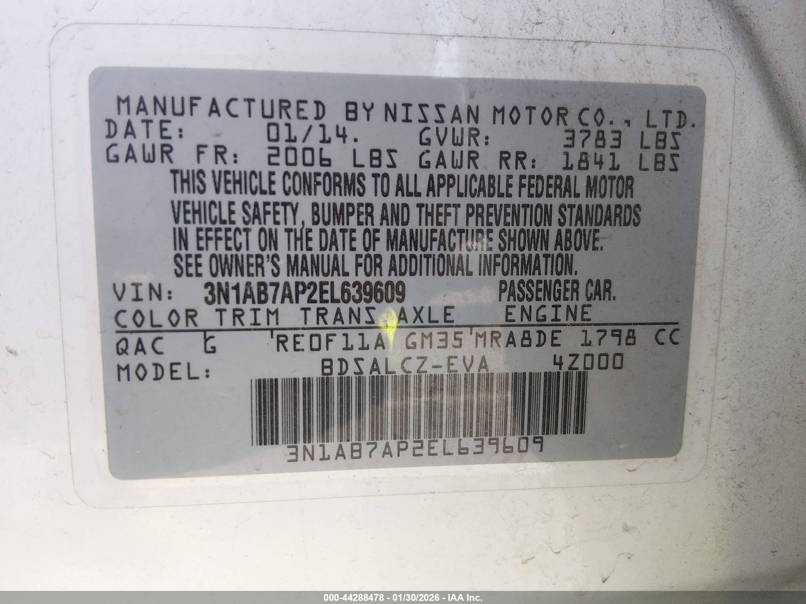 NISSAN SENTRA image 9