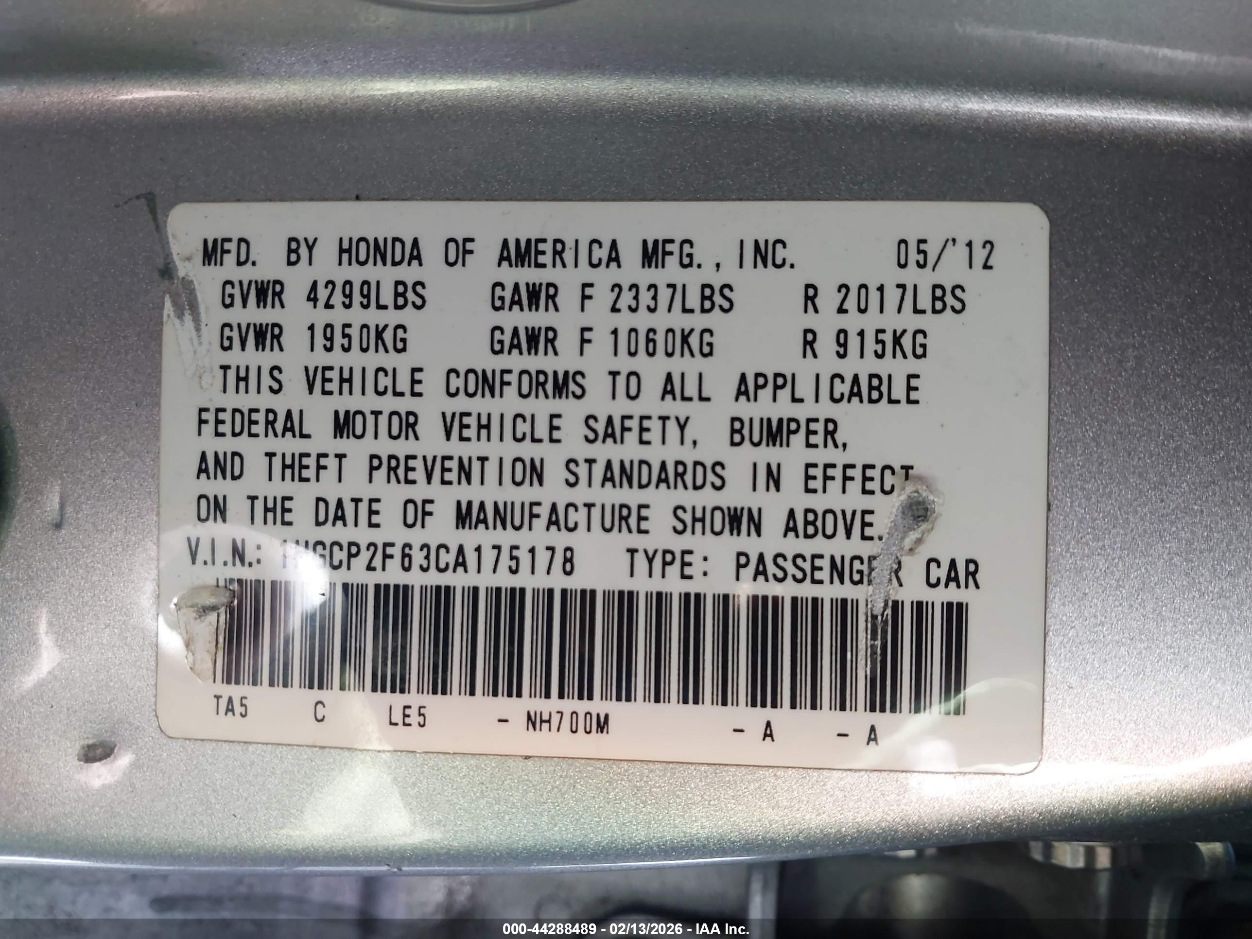 HONDA ACCORD image 9