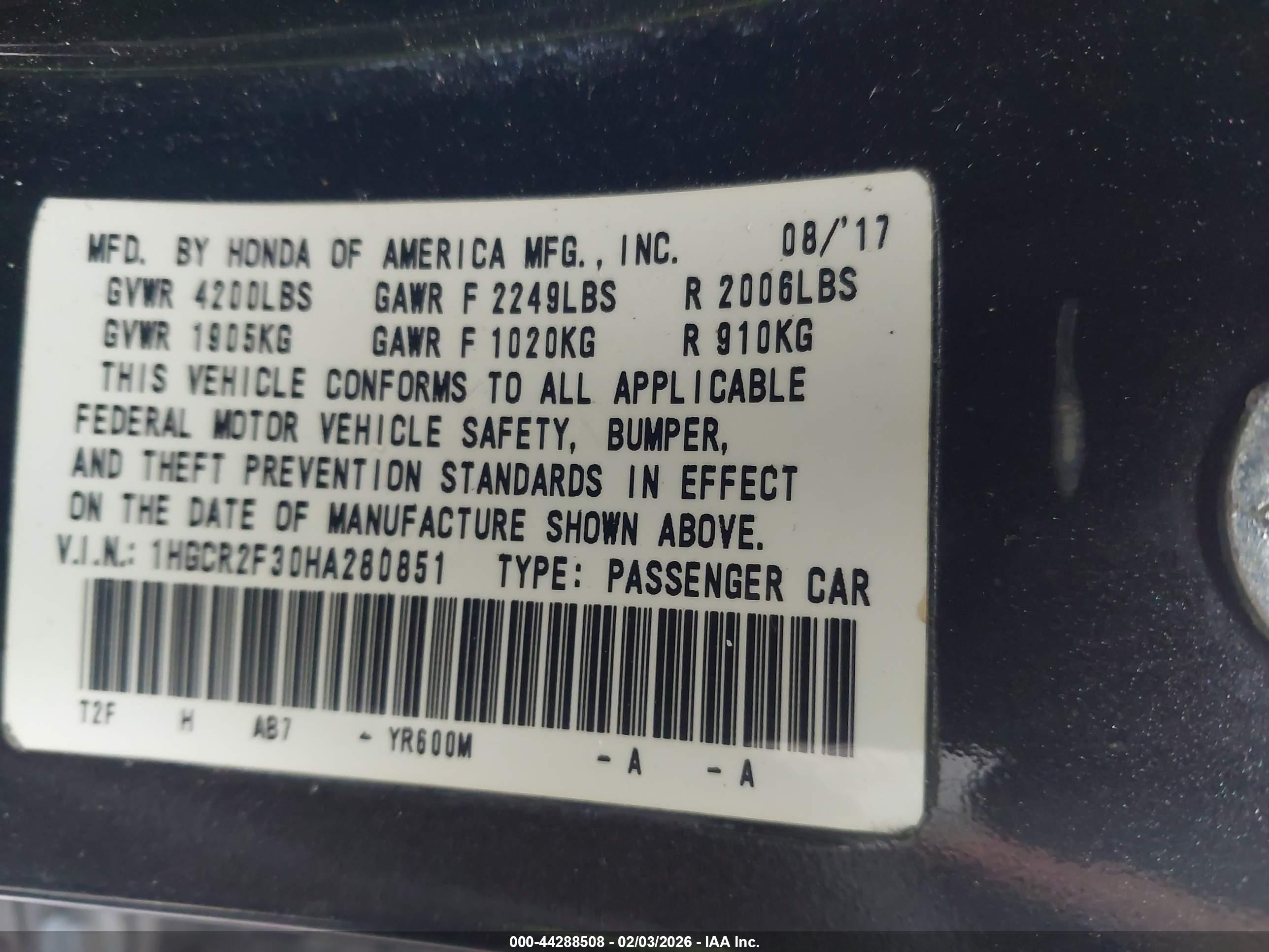 HONDA ACCORD image 9