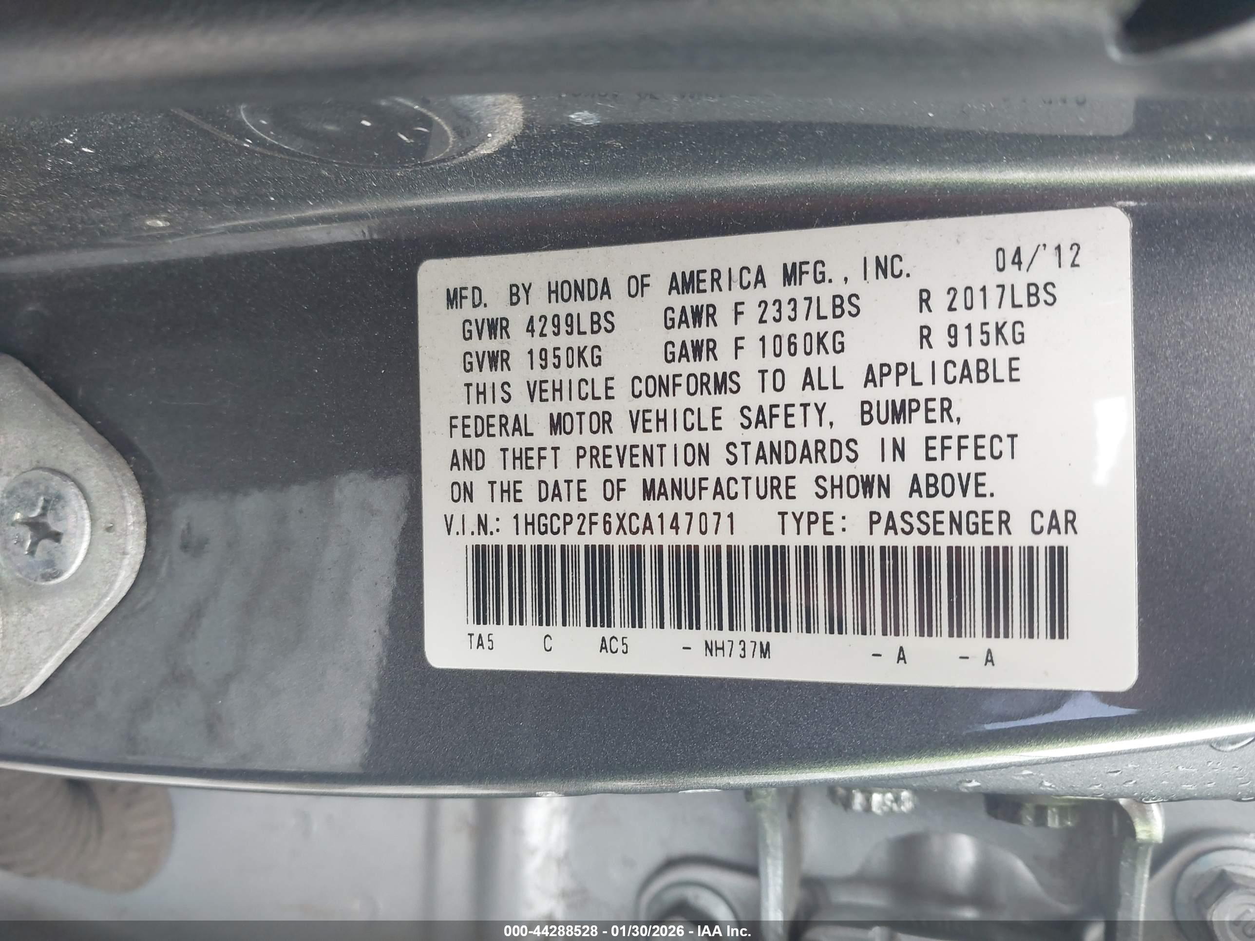 HONDA ACCORD image 9