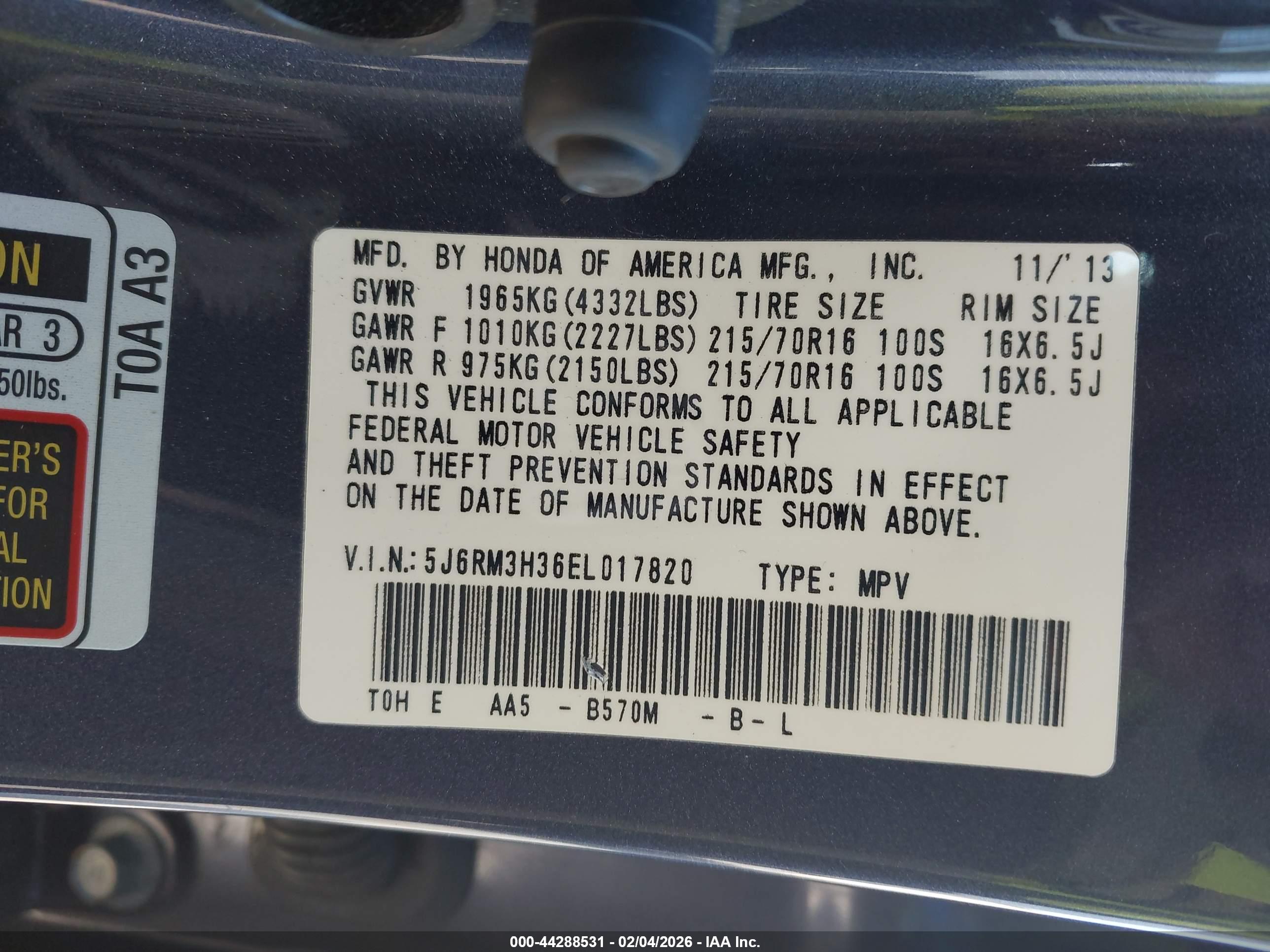 HONDA CR-V image 9