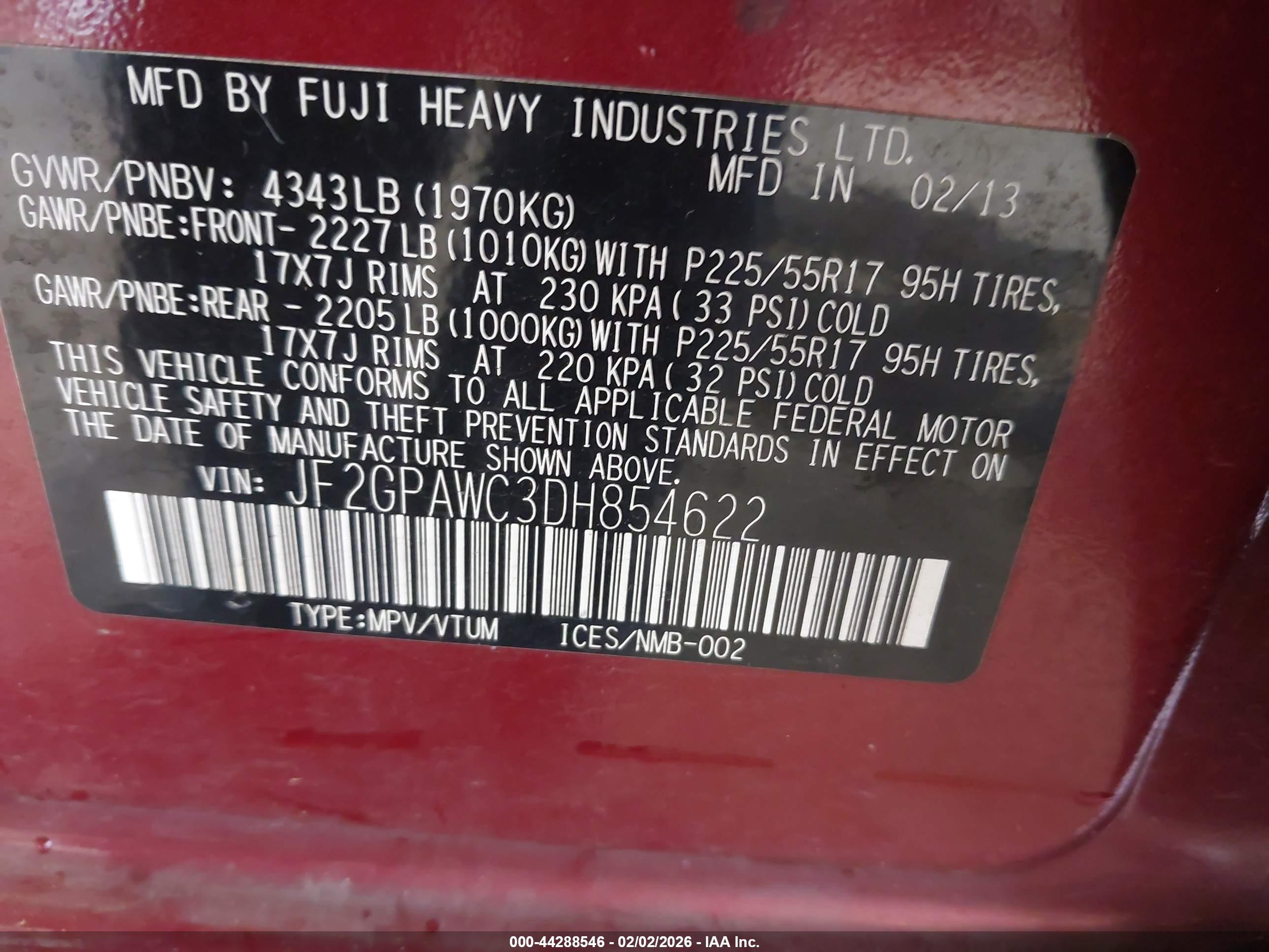 SUBARU XV image 9