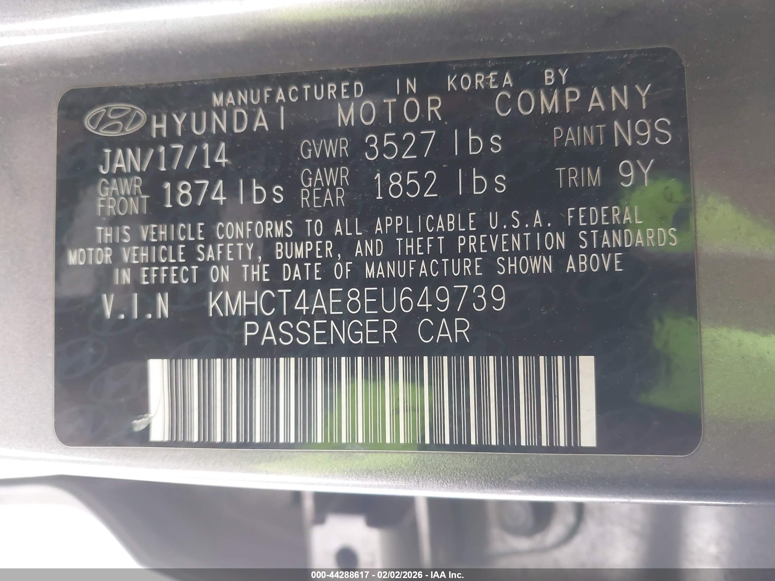 HYUNDAI ACCENT image 9