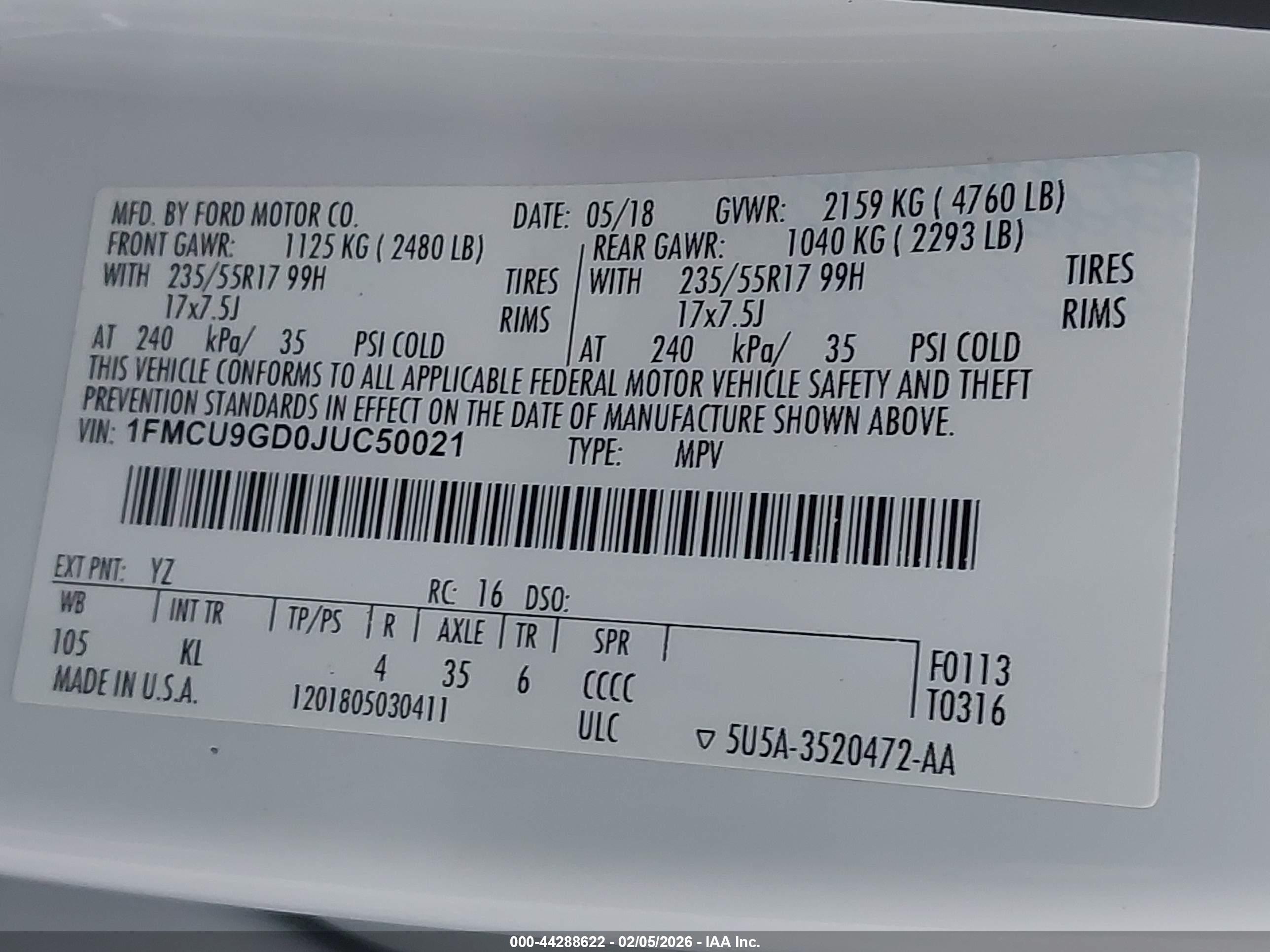 FORD ESCAPE image 9