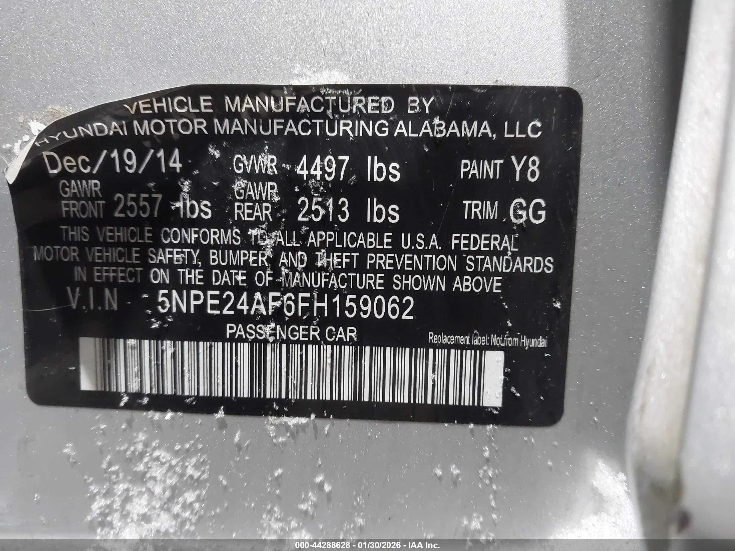 HYUNDAI SONATA image 9