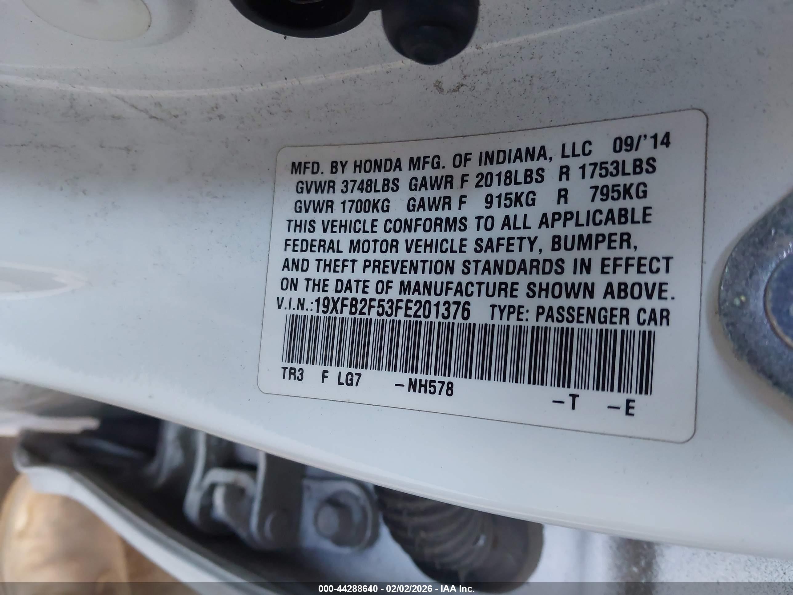 HONDA CIVIC image 9