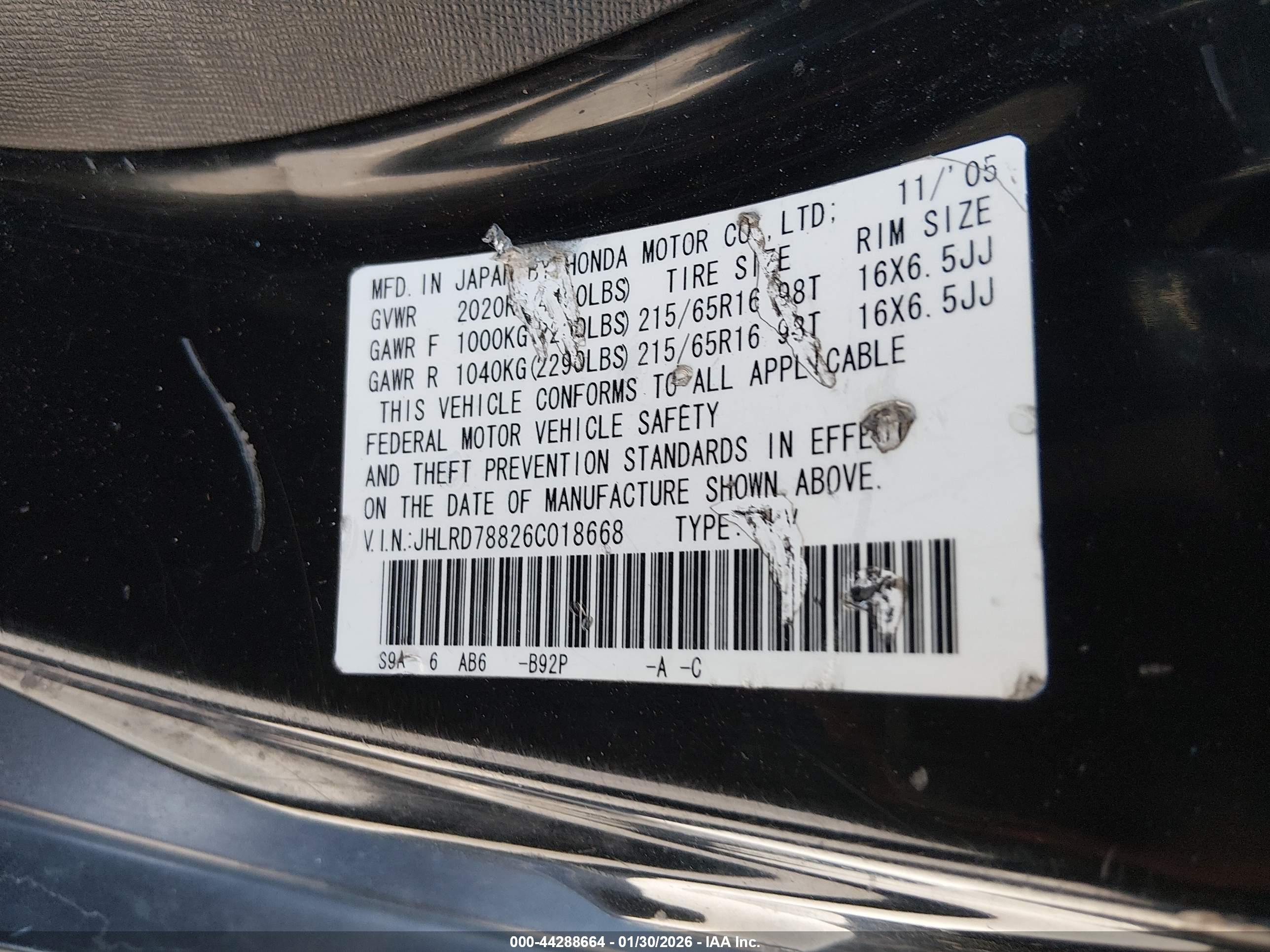 HONDA CR-V image 9