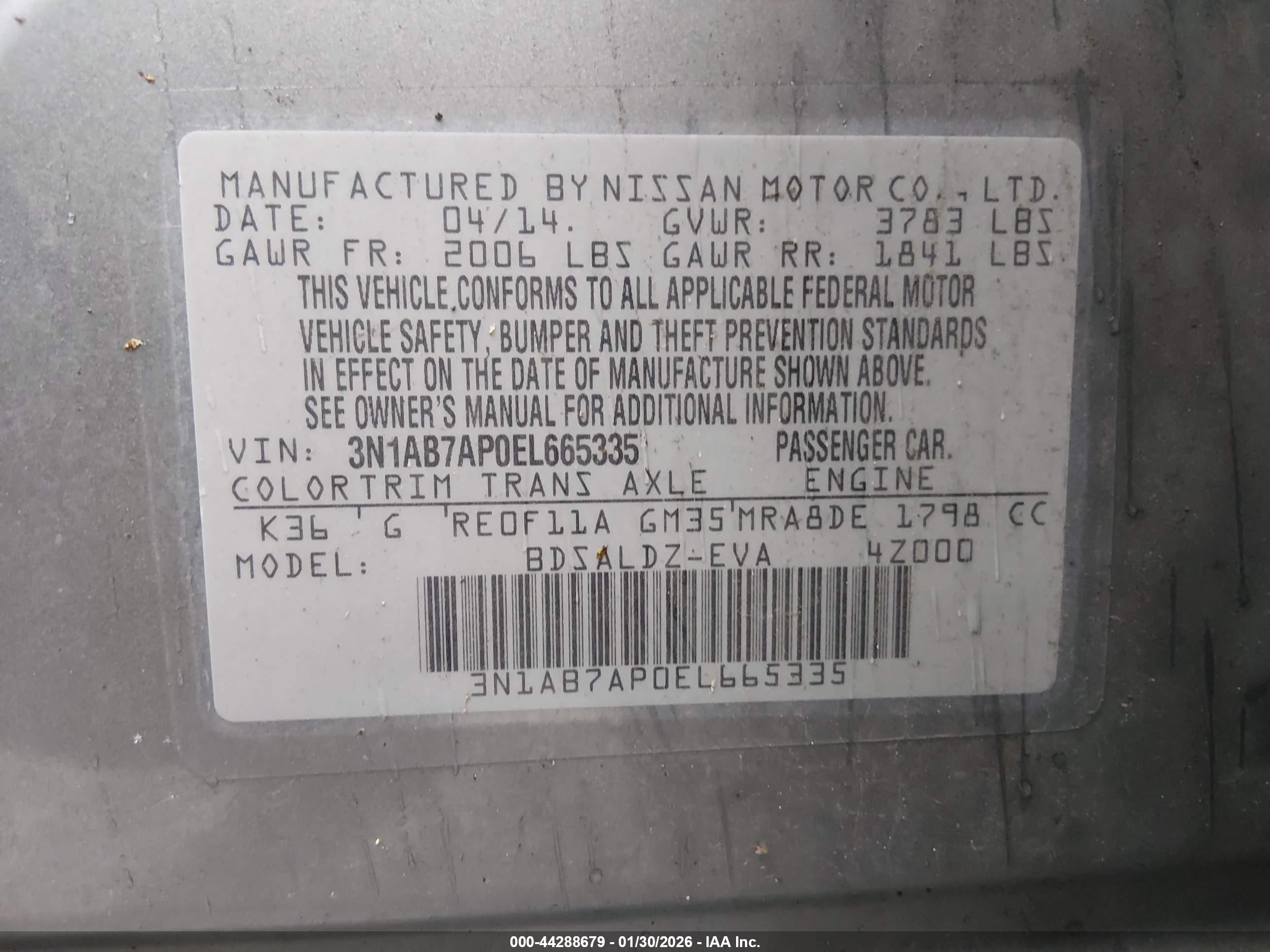 NISSAN SENTRA image 9