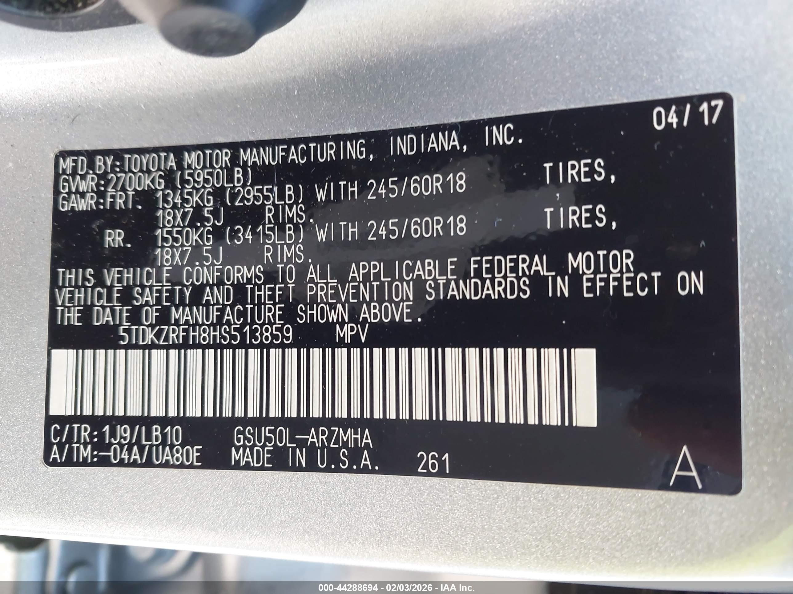 TOYOTA HIGHLANDER image 9
