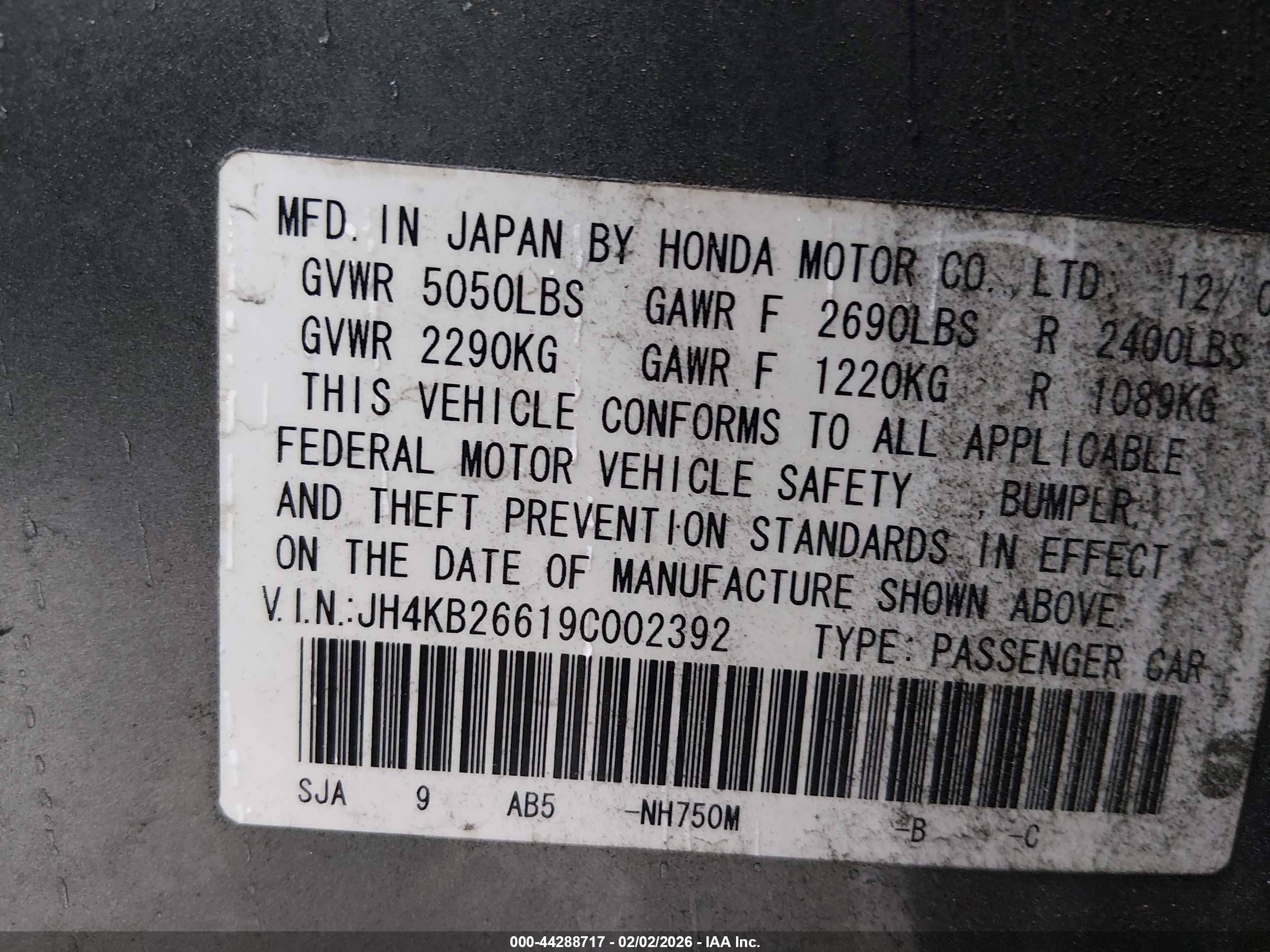 ACURA RL image 9