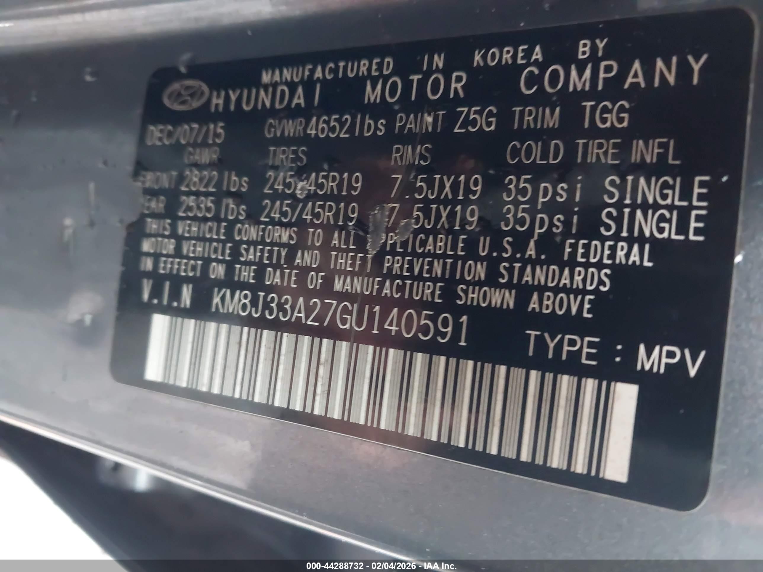 HYUNDAI TUCSON image 9