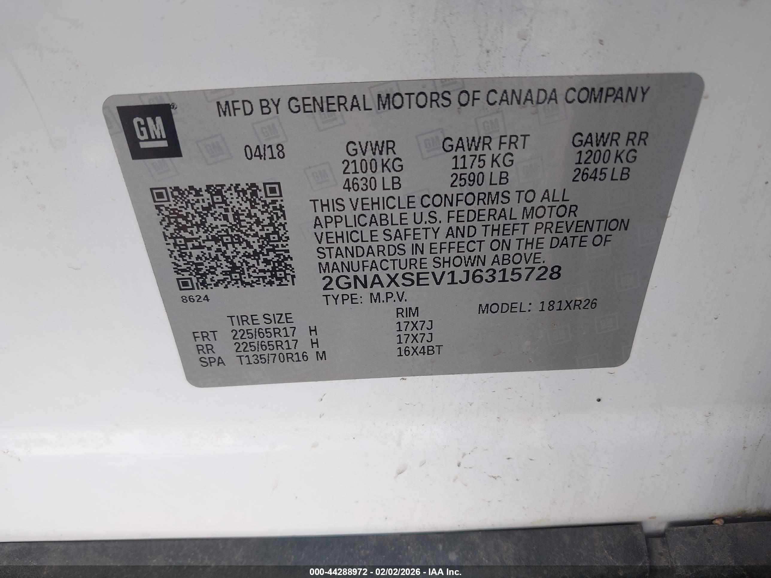 CHEVROLET EQUINOX image 9