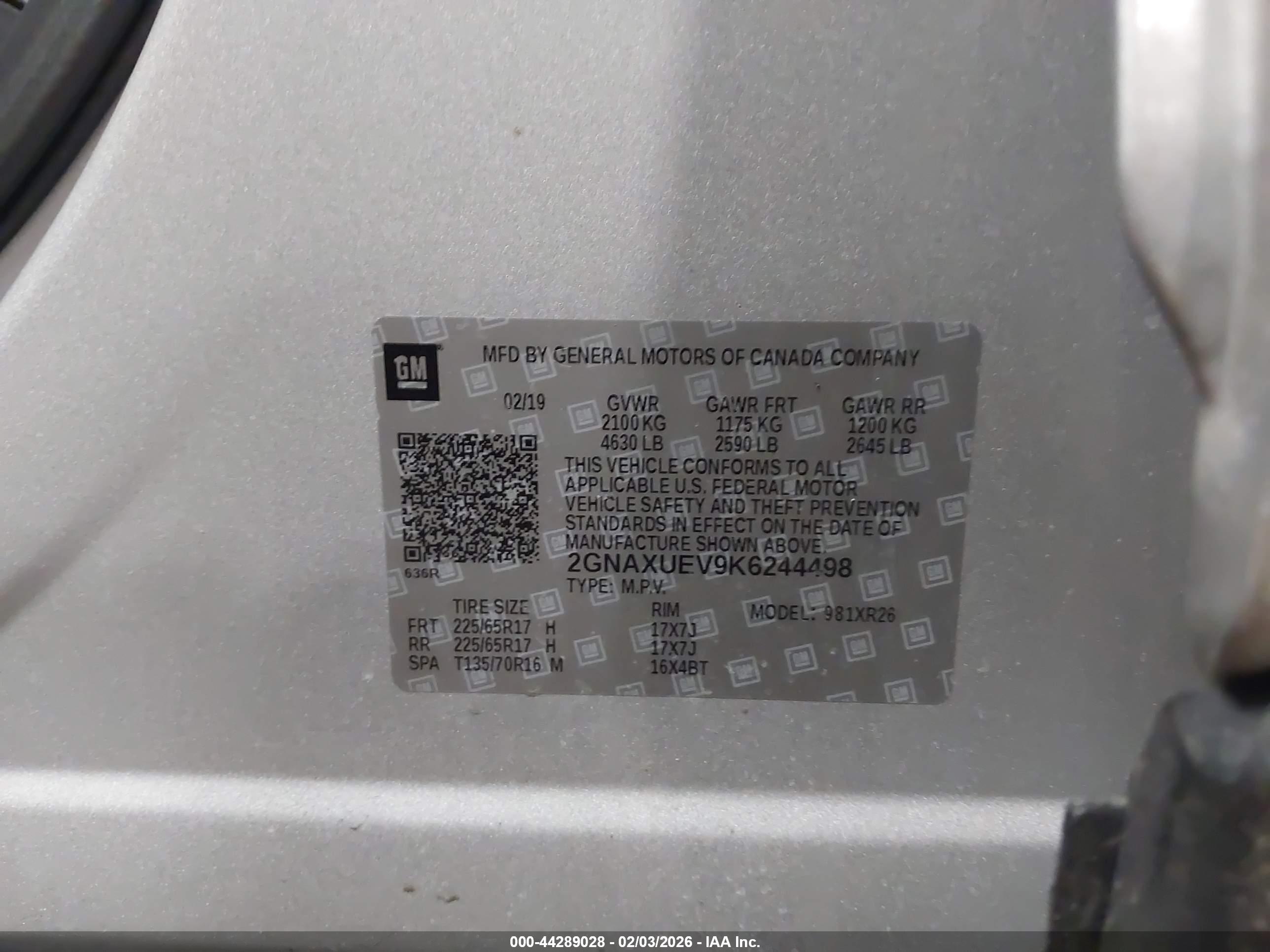 CHEVROLET EQUINOX image 9