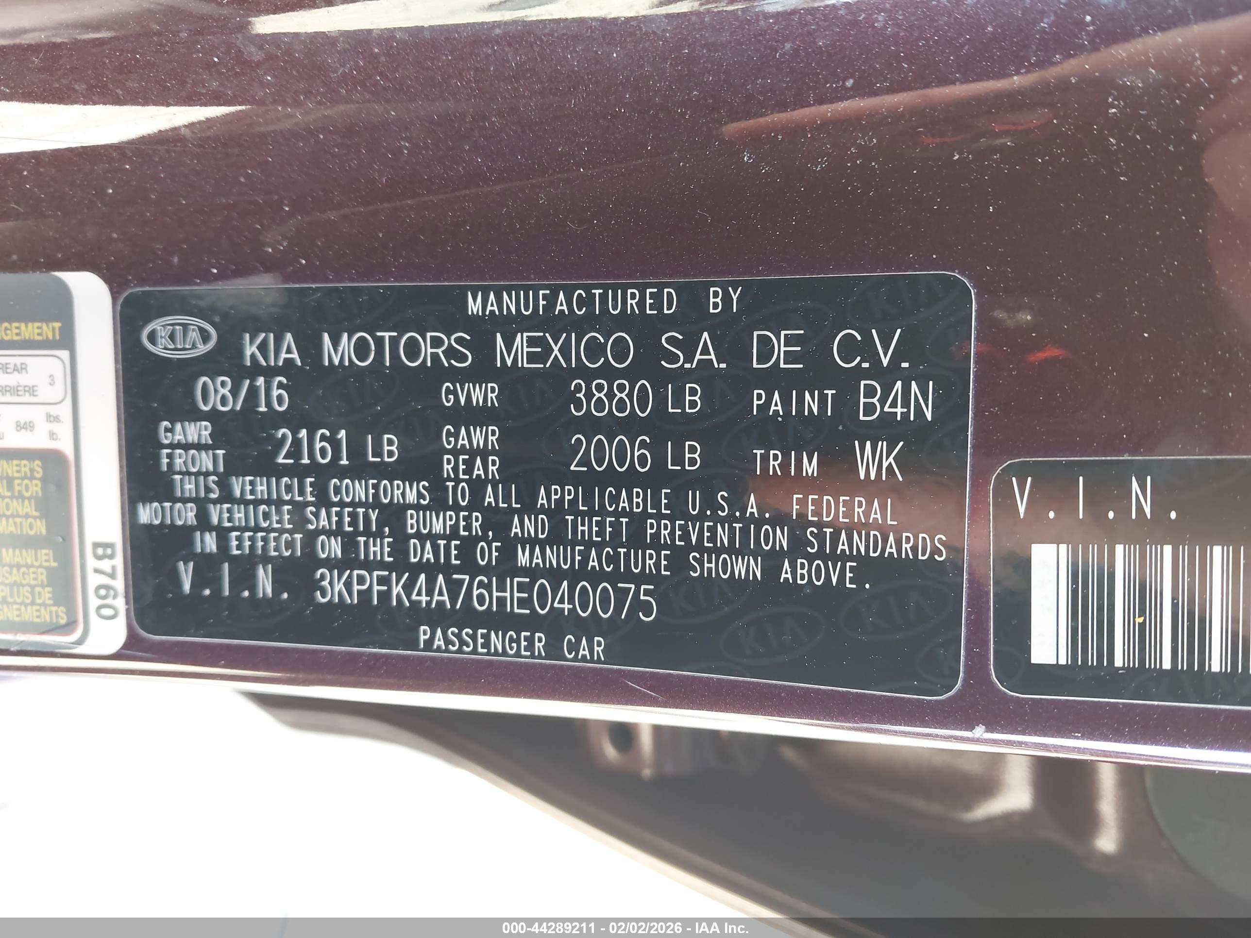 KIA FORTE image 9