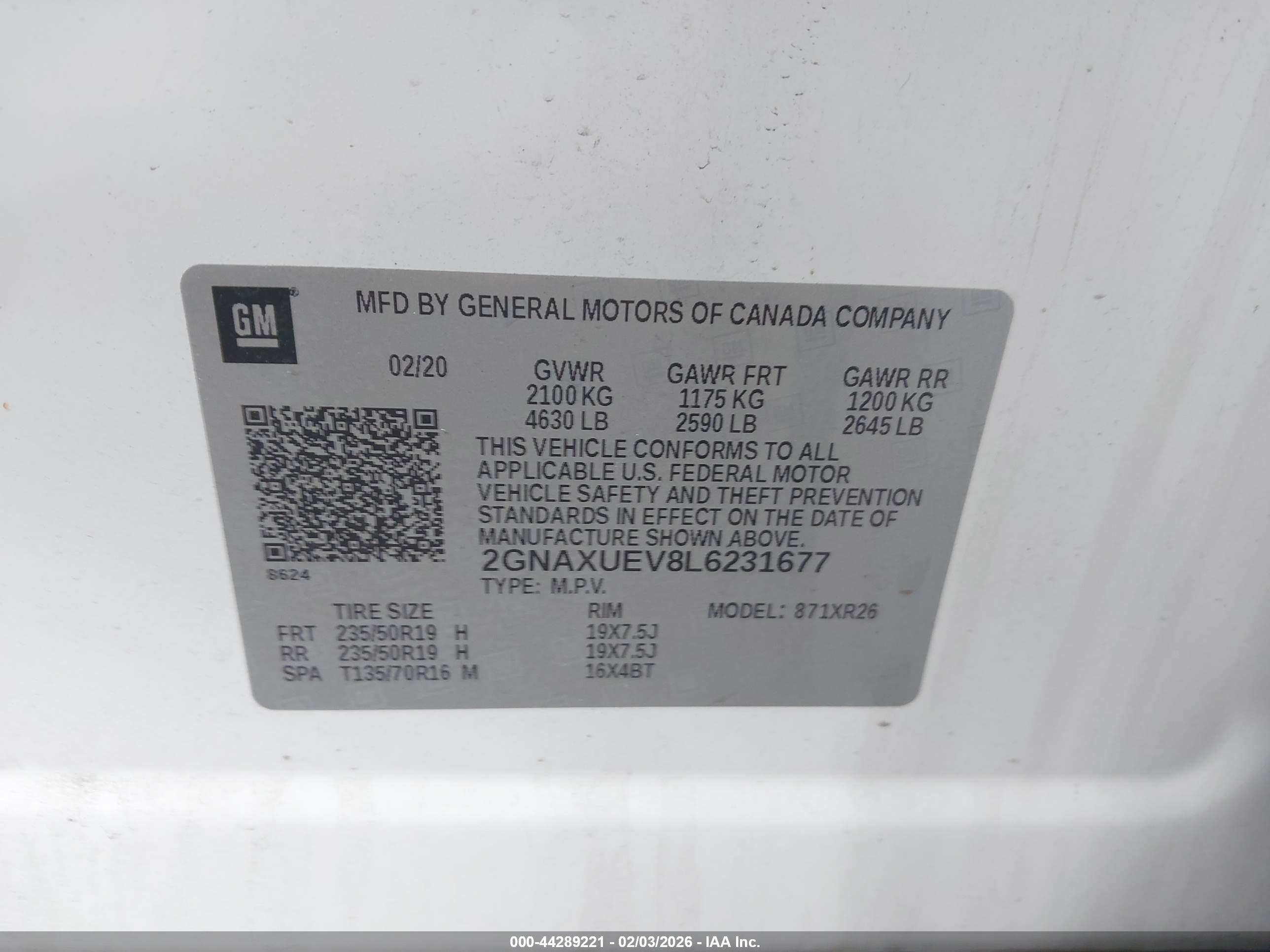 CHEVROLET EQUINOX image 9