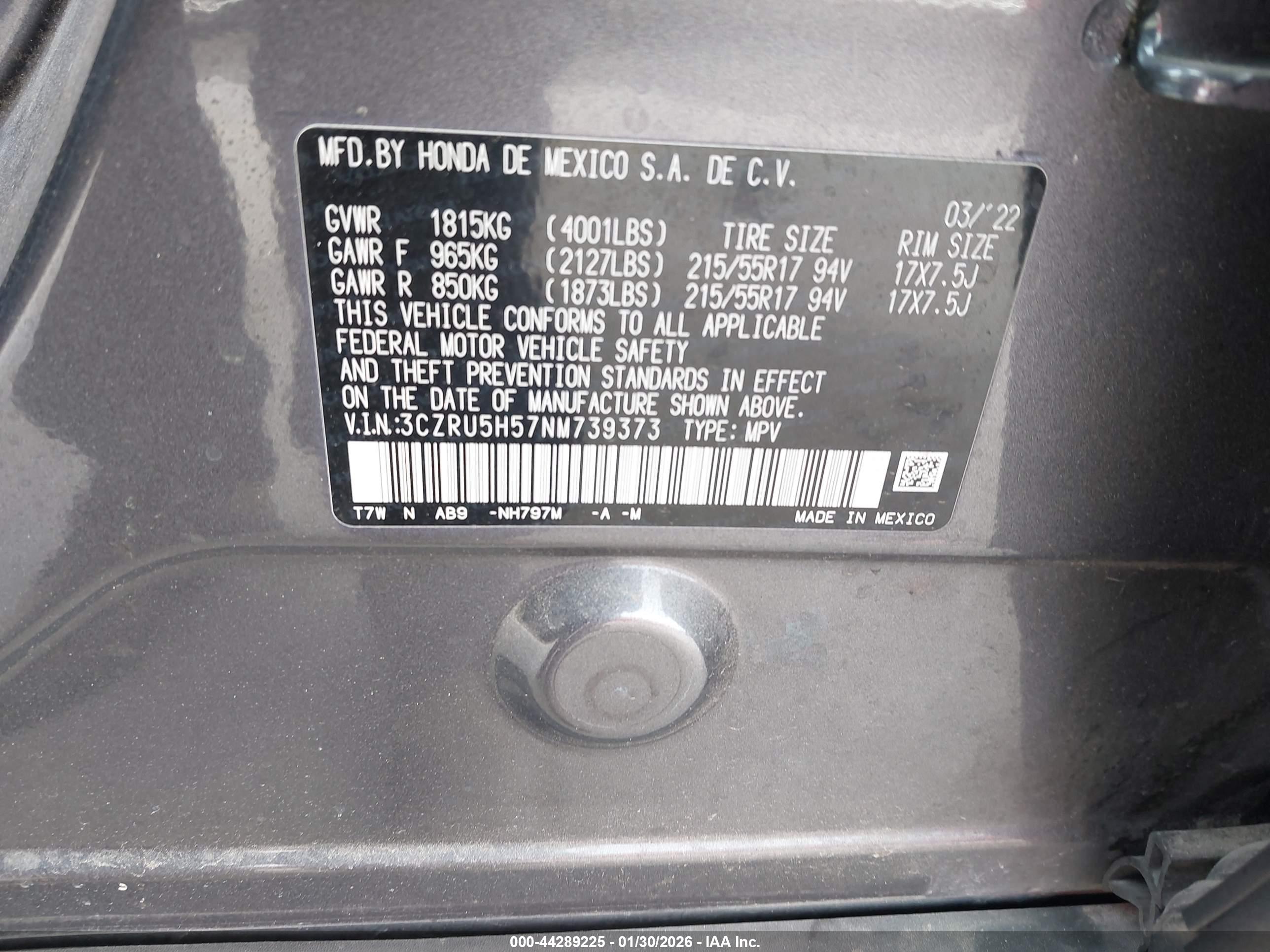 HONDA HR-V image 9