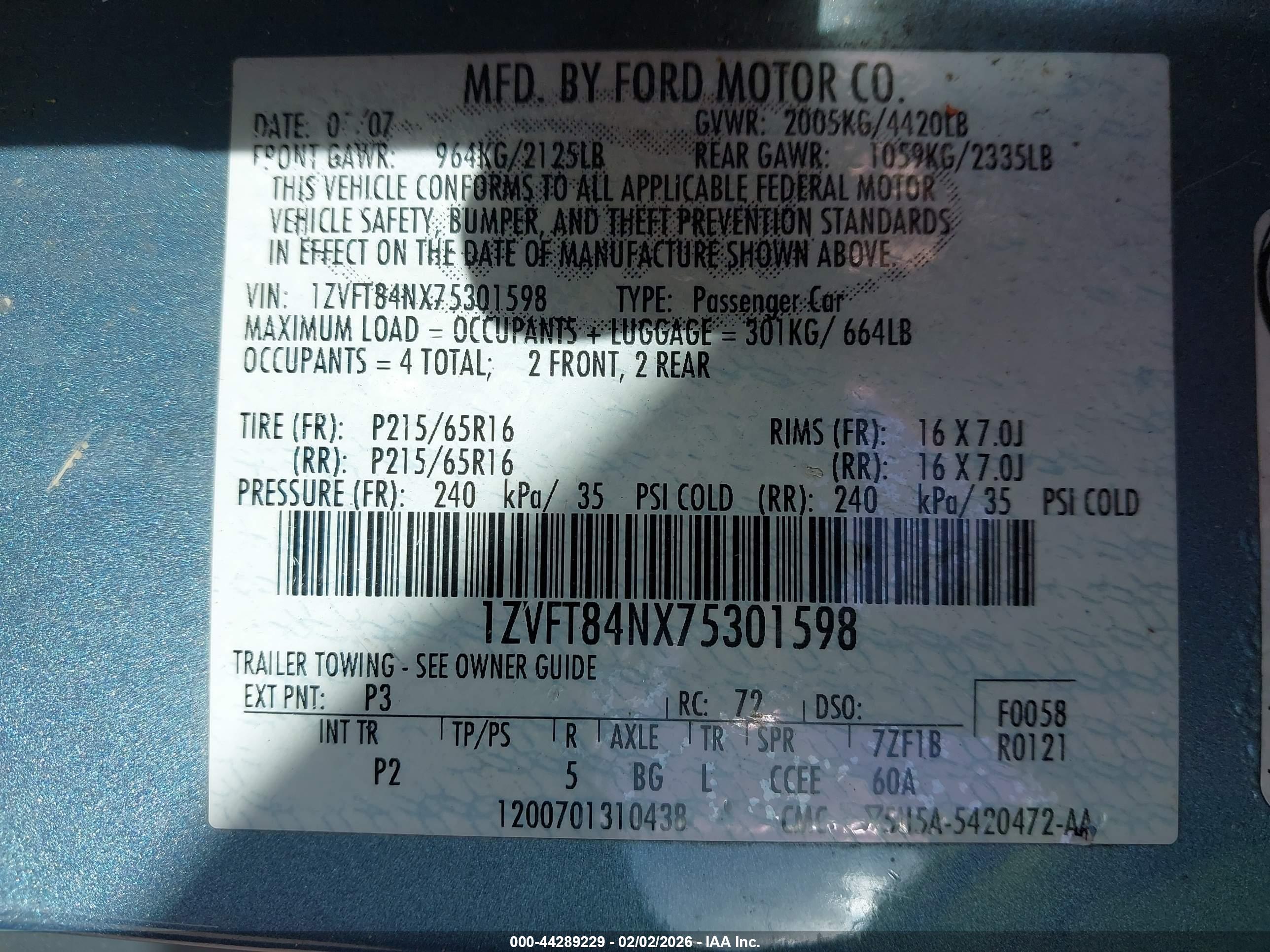 FORD MUSTANG image 9