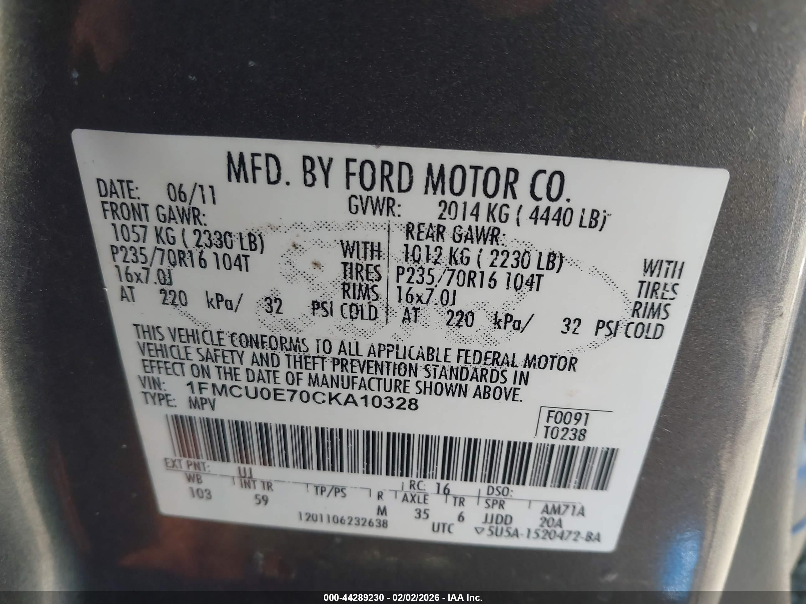 FORD ESCAPE image 9