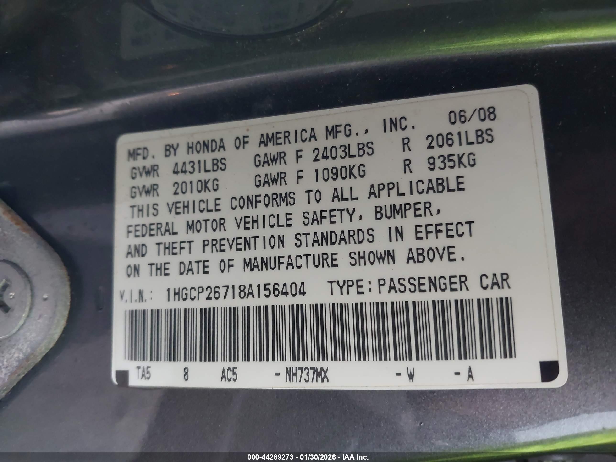 HONDA ACCORD image 9