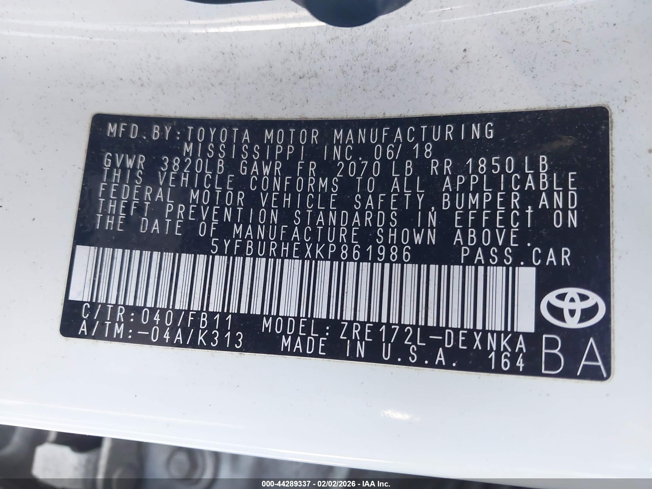 TOYOTA COROLLA image 9