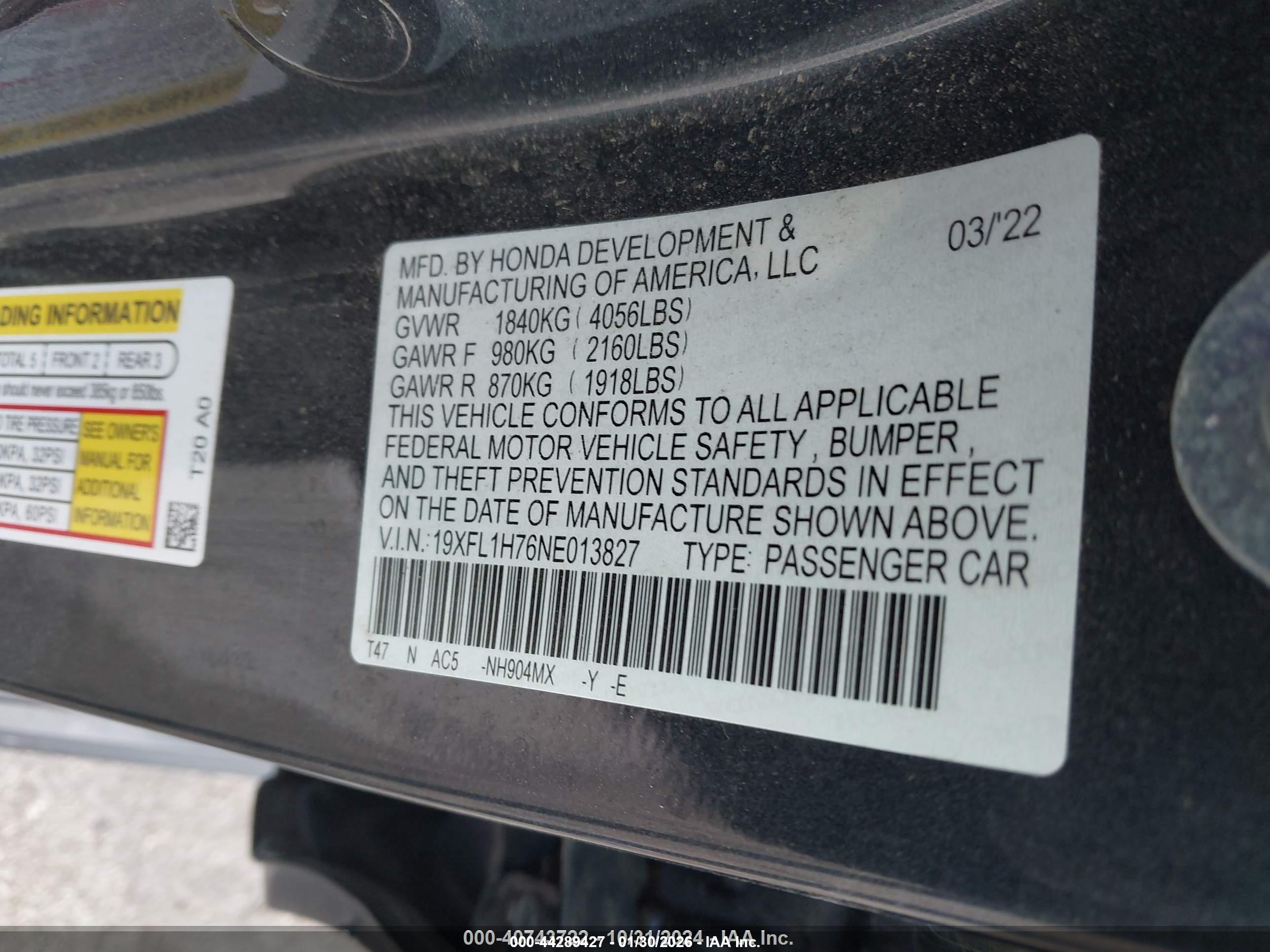 HONDA CIVIC image 9