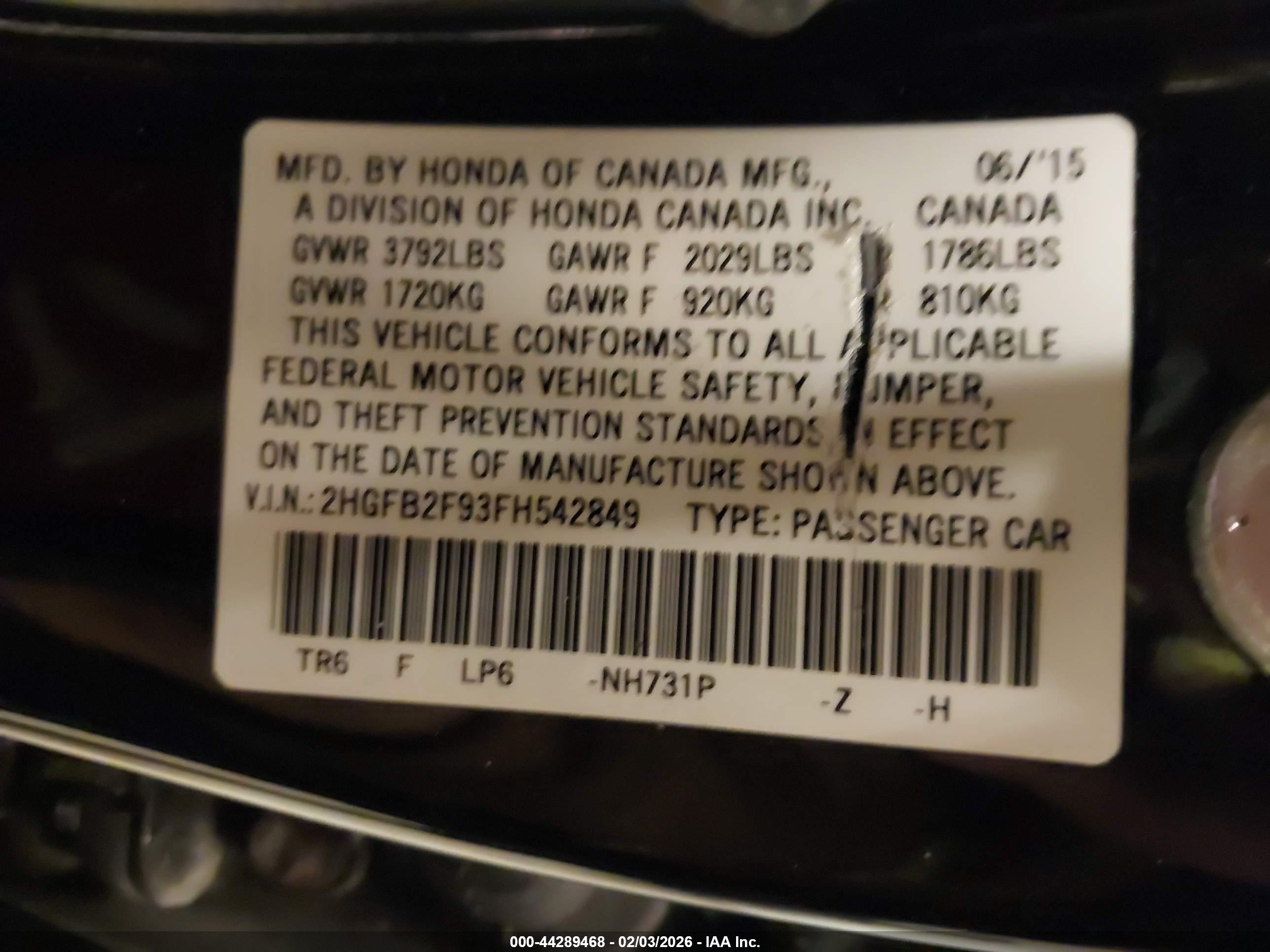 HONDA CIVIC image 9