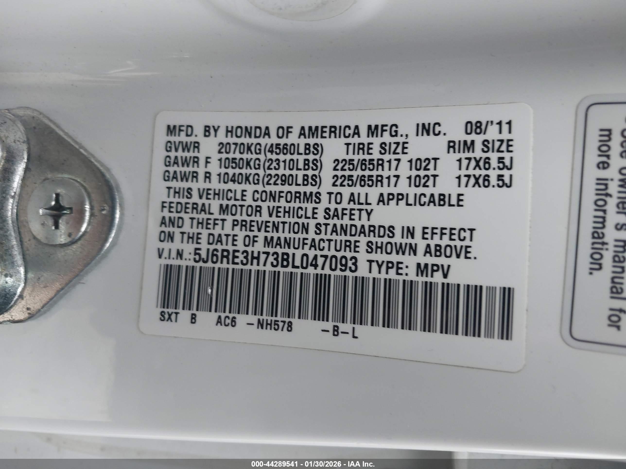 HONDA CR-V image 9