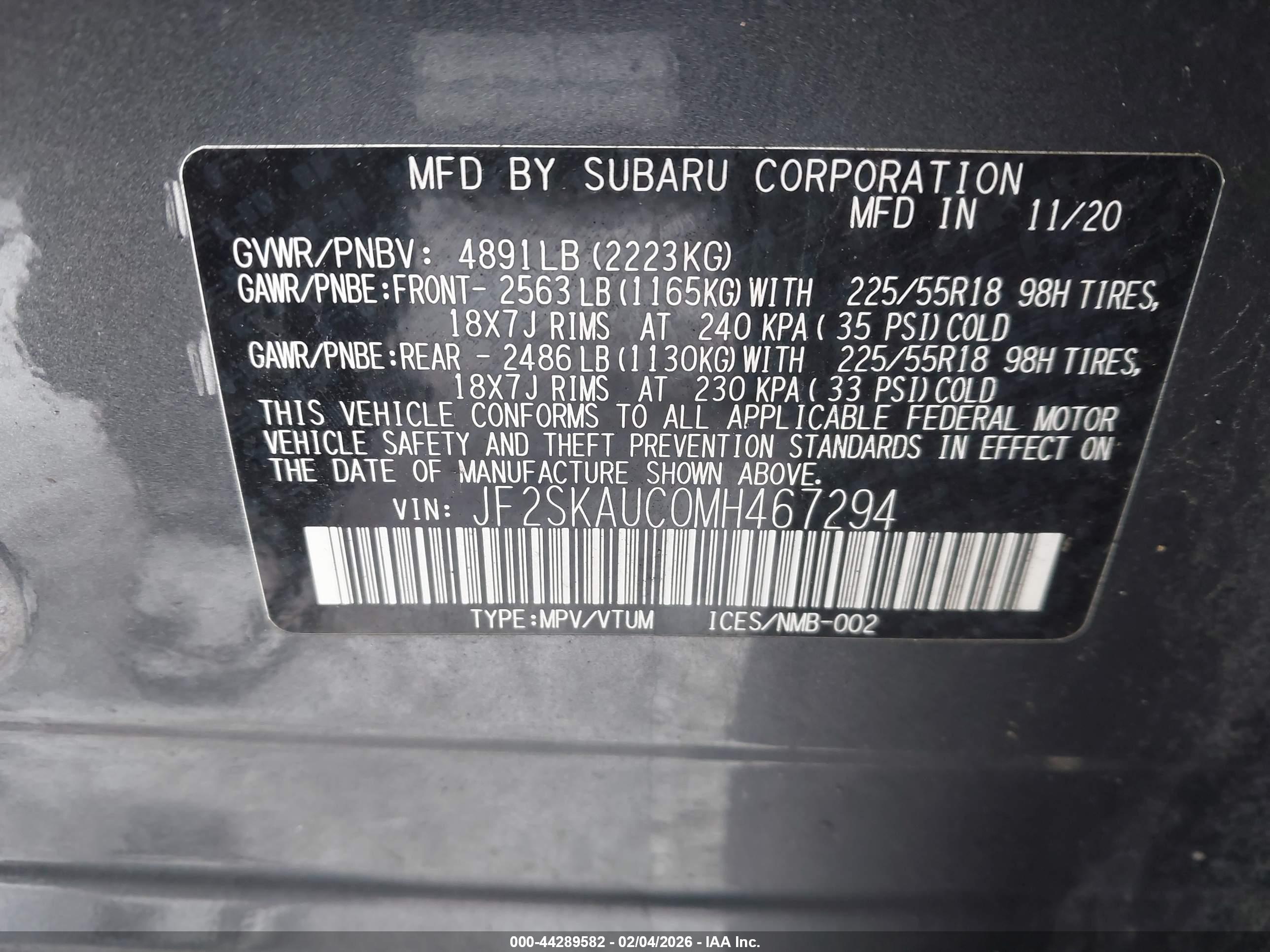 SUBARU FORESTER image 9