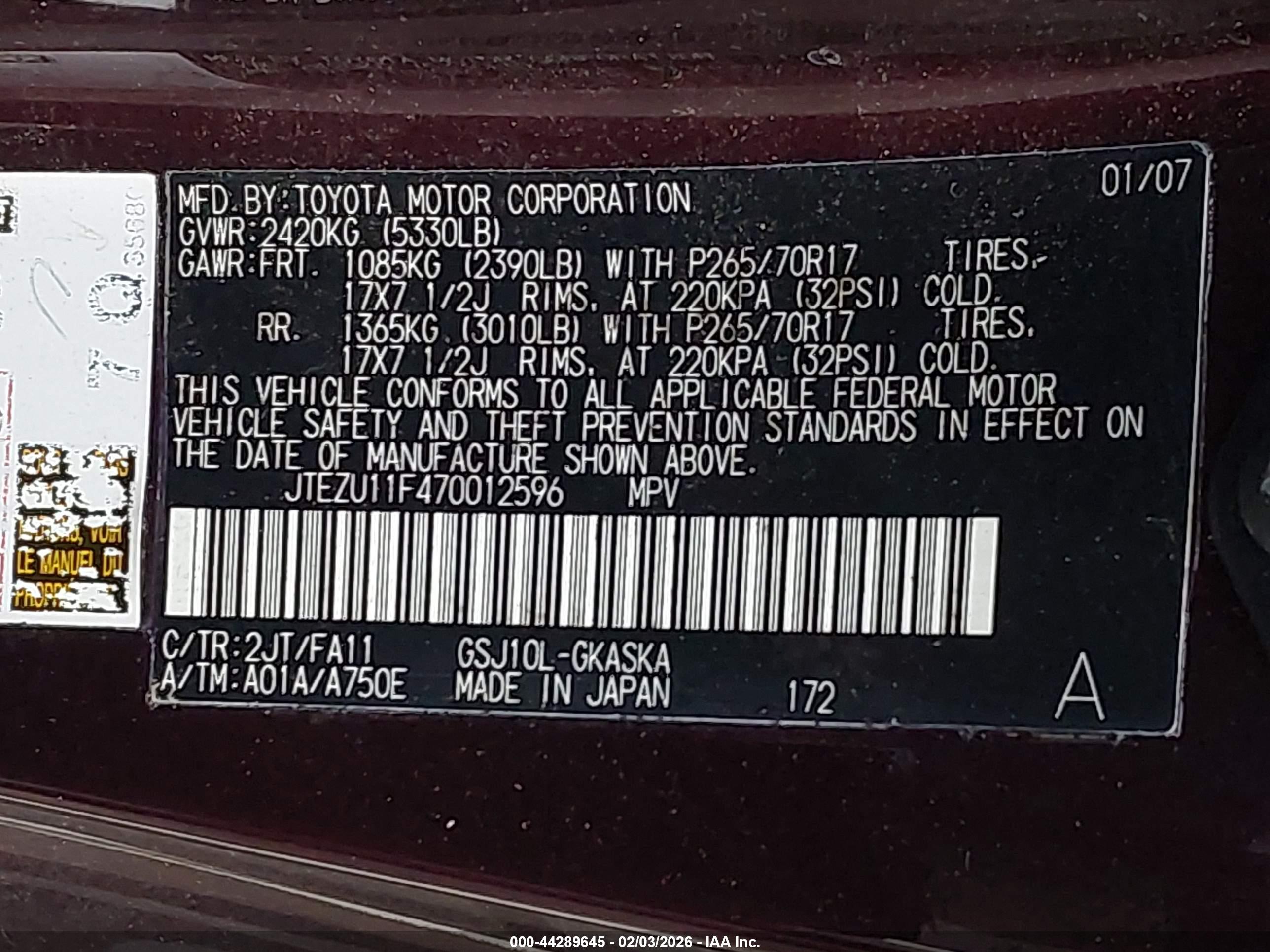 TOYOTA FJ image 9