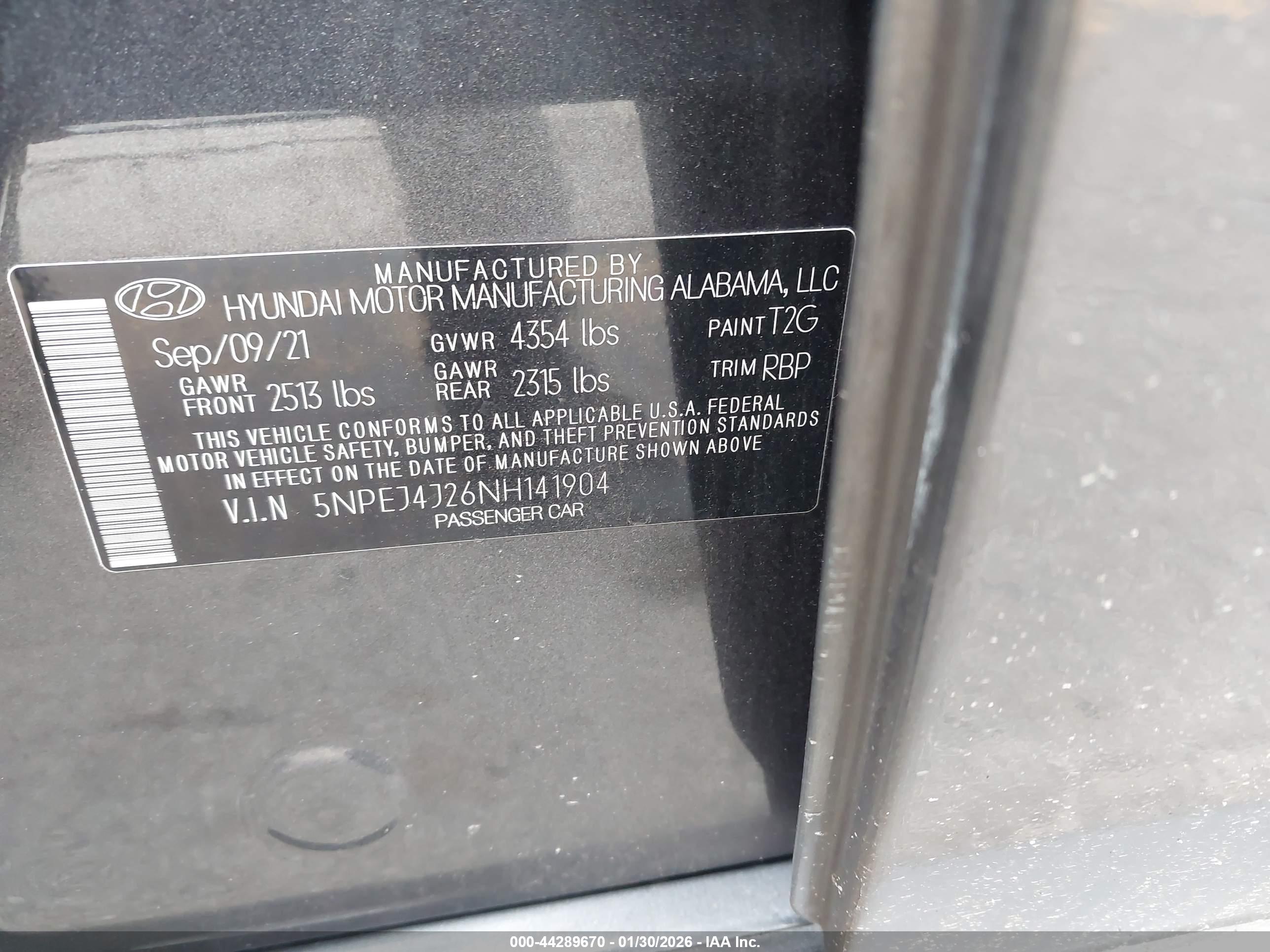 HYUNDAI SONATA image 9