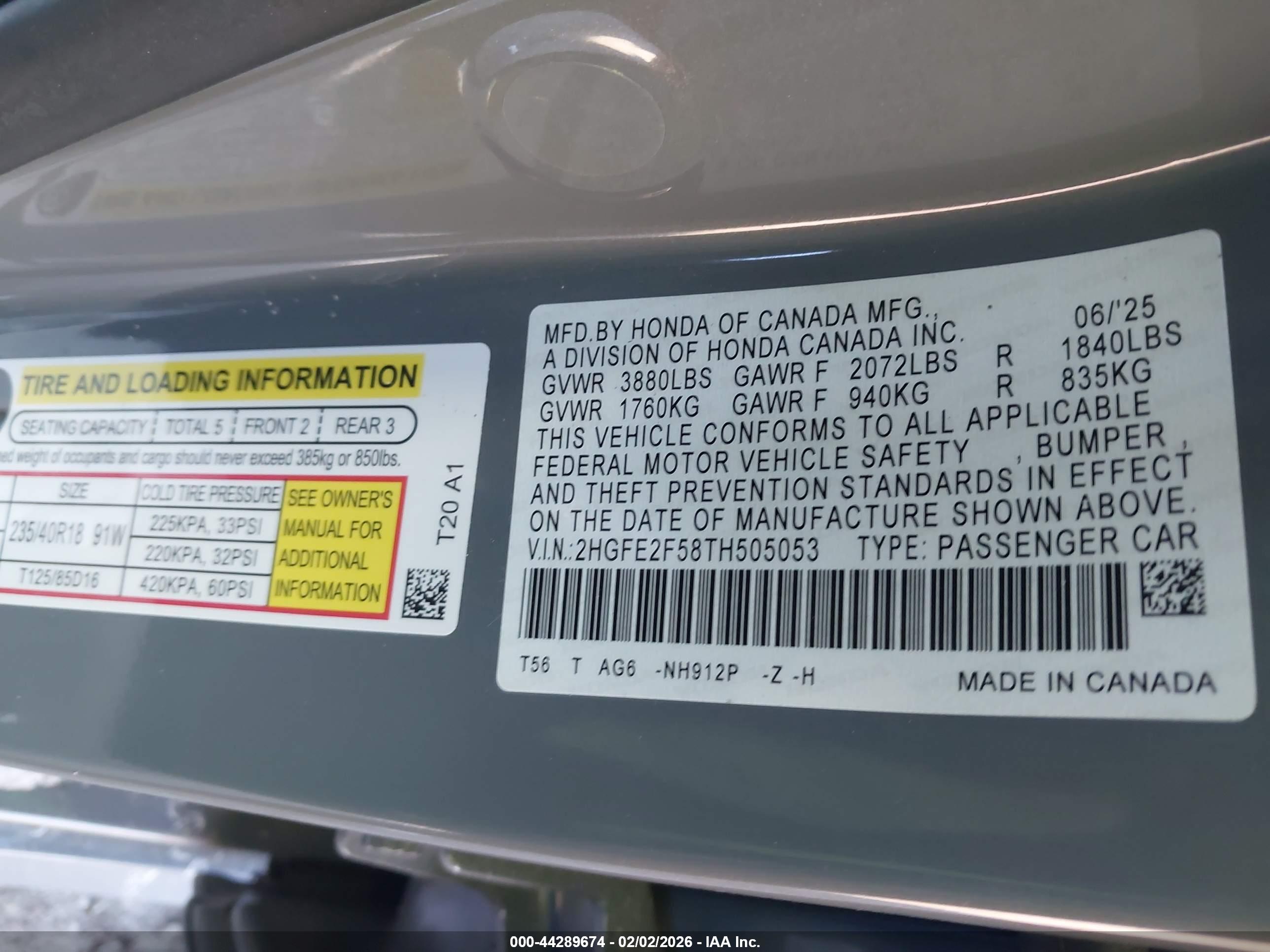 HONDA CIVIC image 9