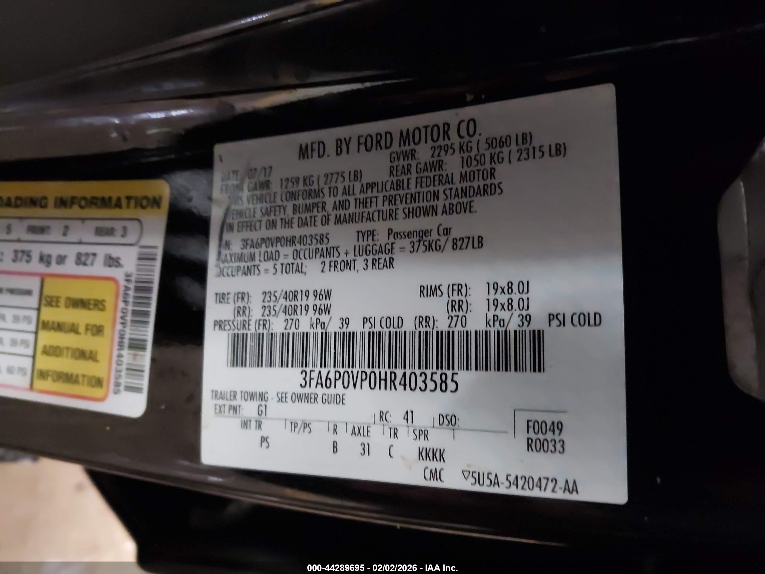 FORD FUSION image 9