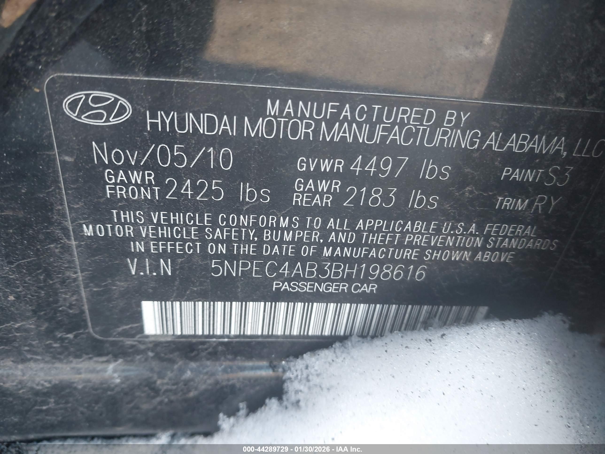 HYUNDAI SONATA image 9