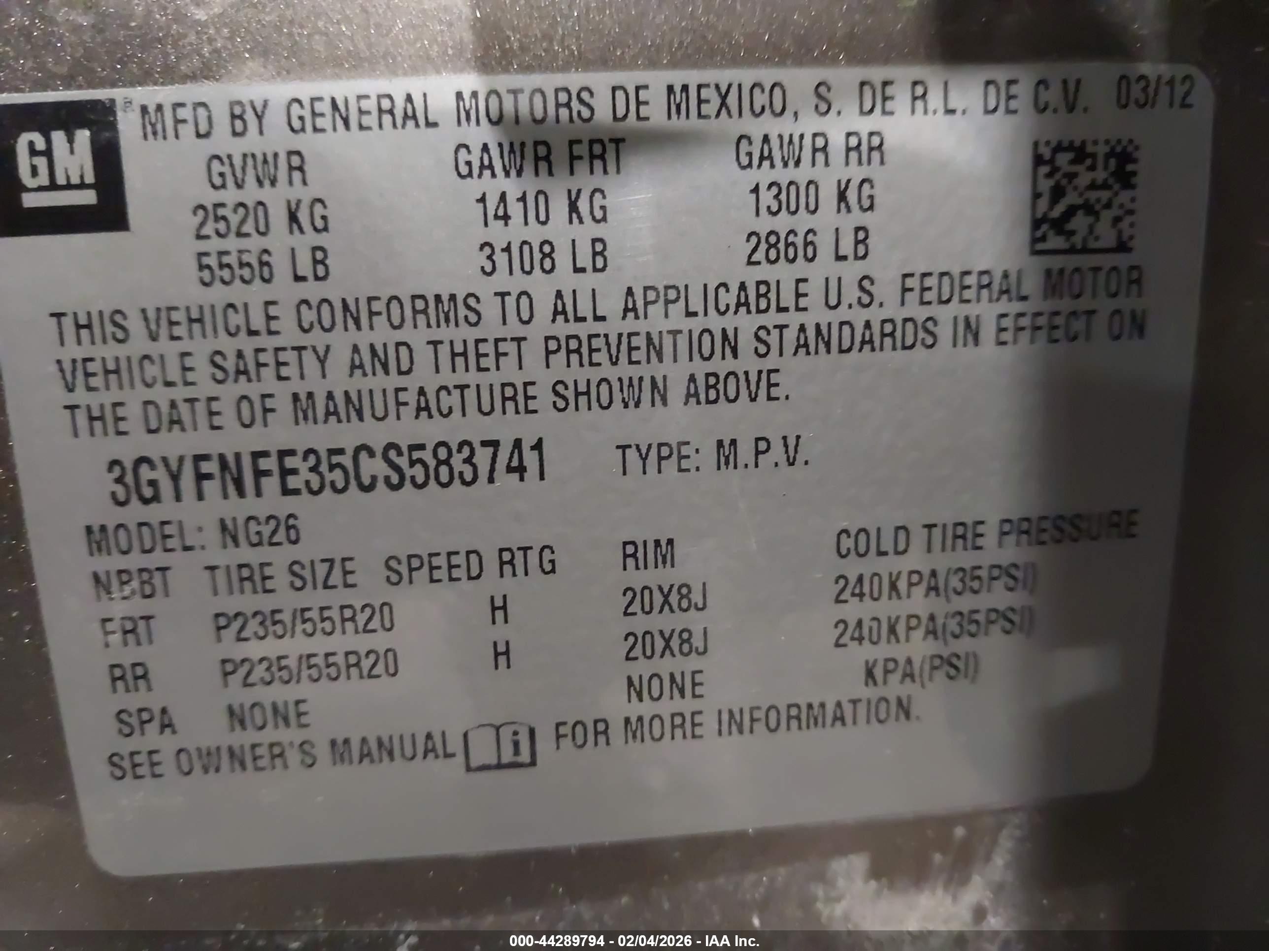 CADILLAC SRX image 9