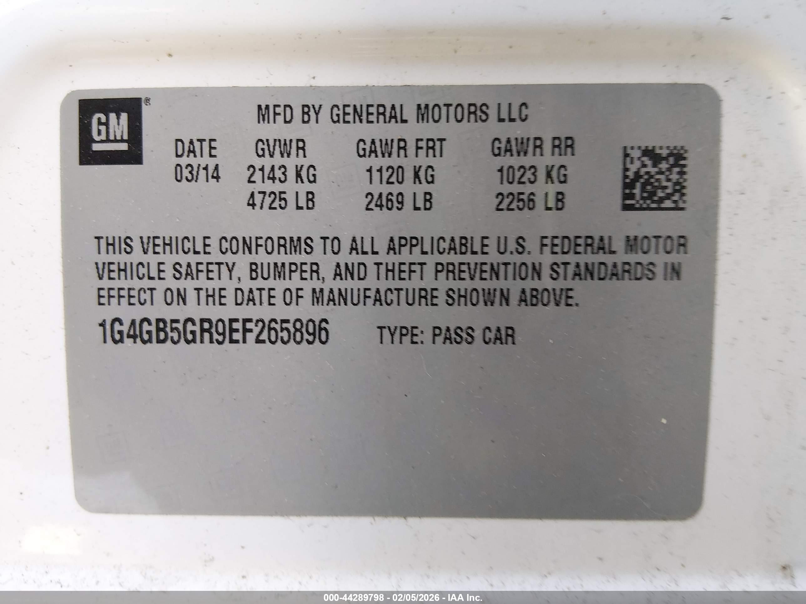 BUICK LACROSSE image 9