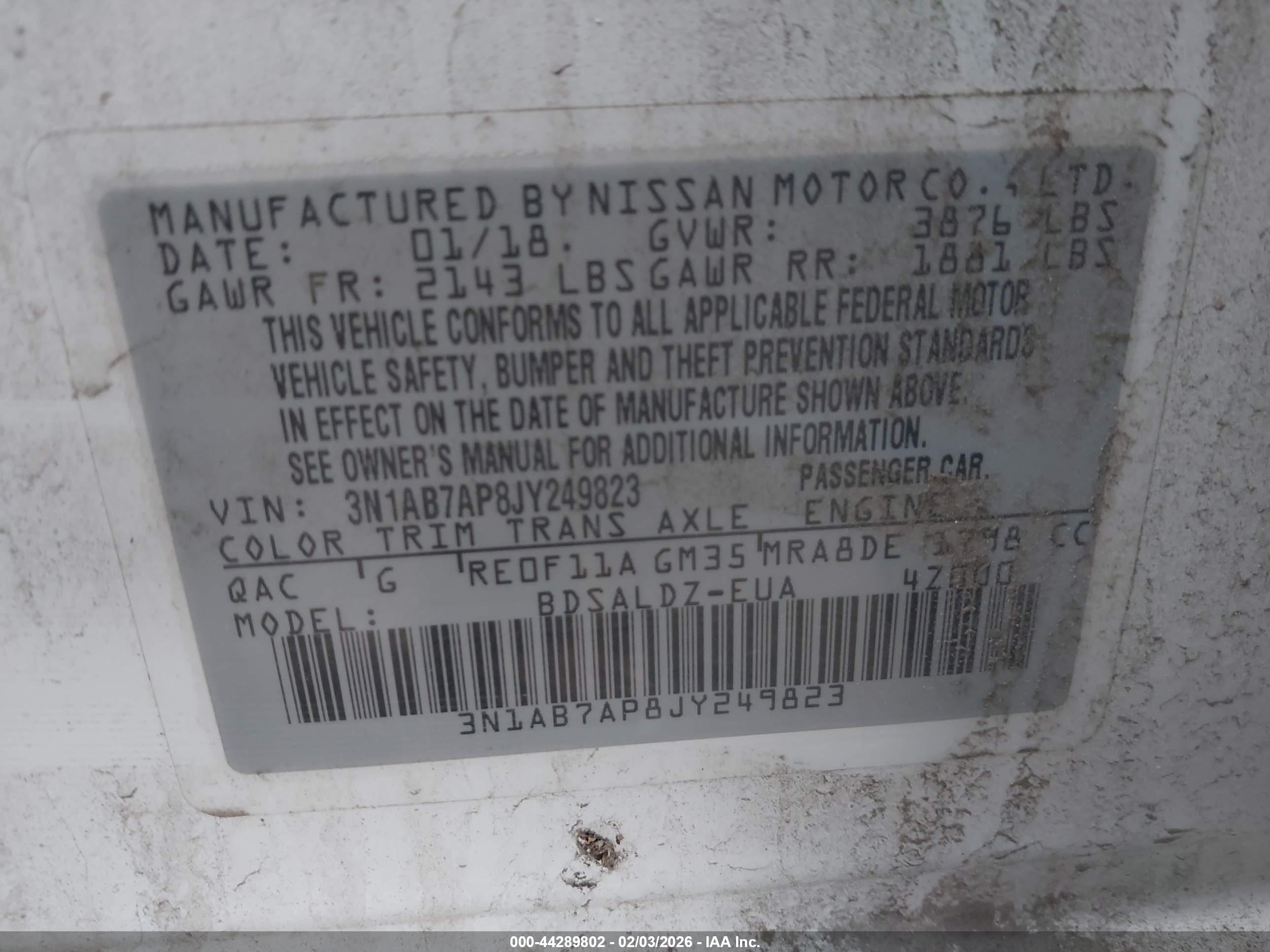 NISSAN SENTRA image 9